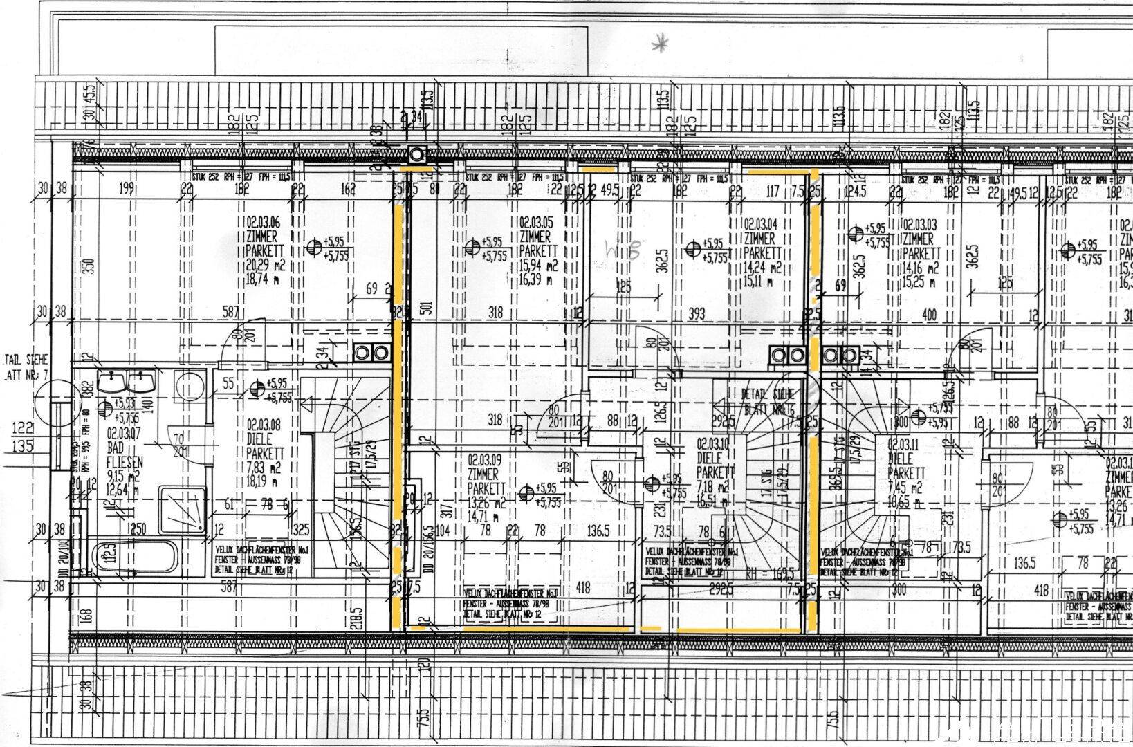 Plan der Wohnung DG