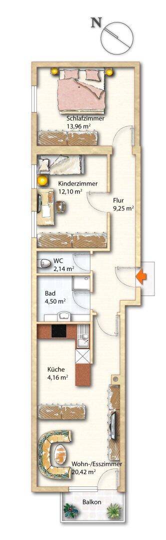 Grundrissplan