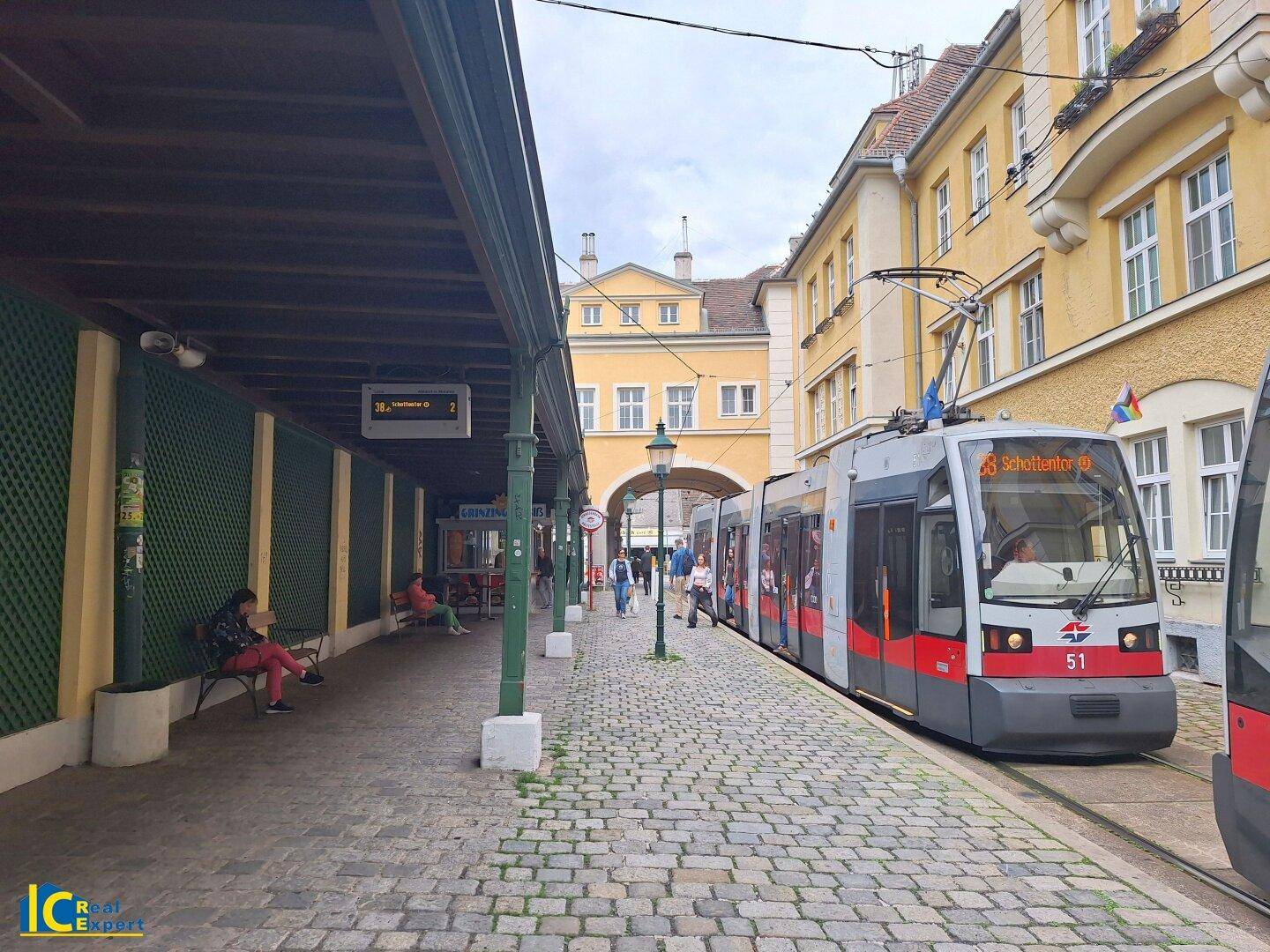 Perfekte Anbindung in die Stadt