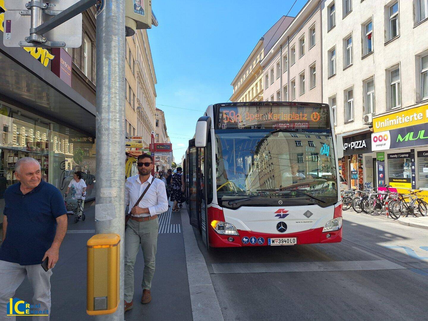 Der 59A ist gleich ums Eck