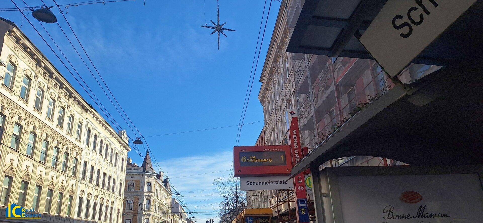 Perfekte Anbindung in die Stadt