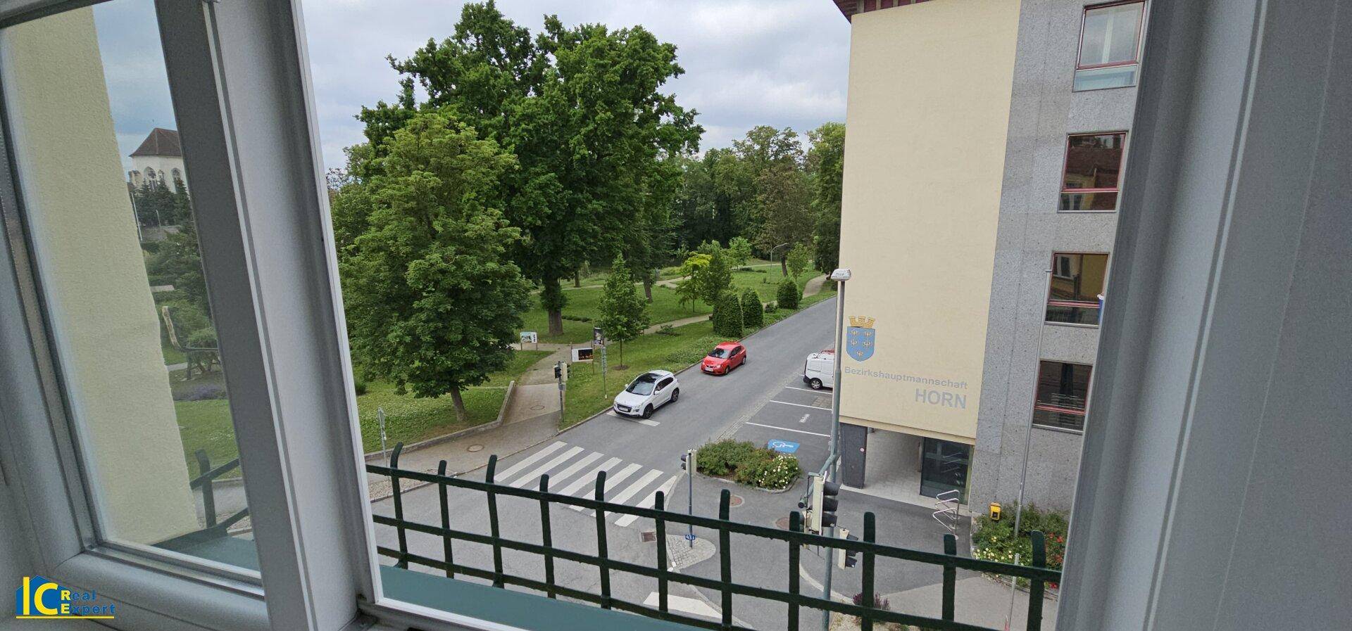 Blick aus dem Fenster