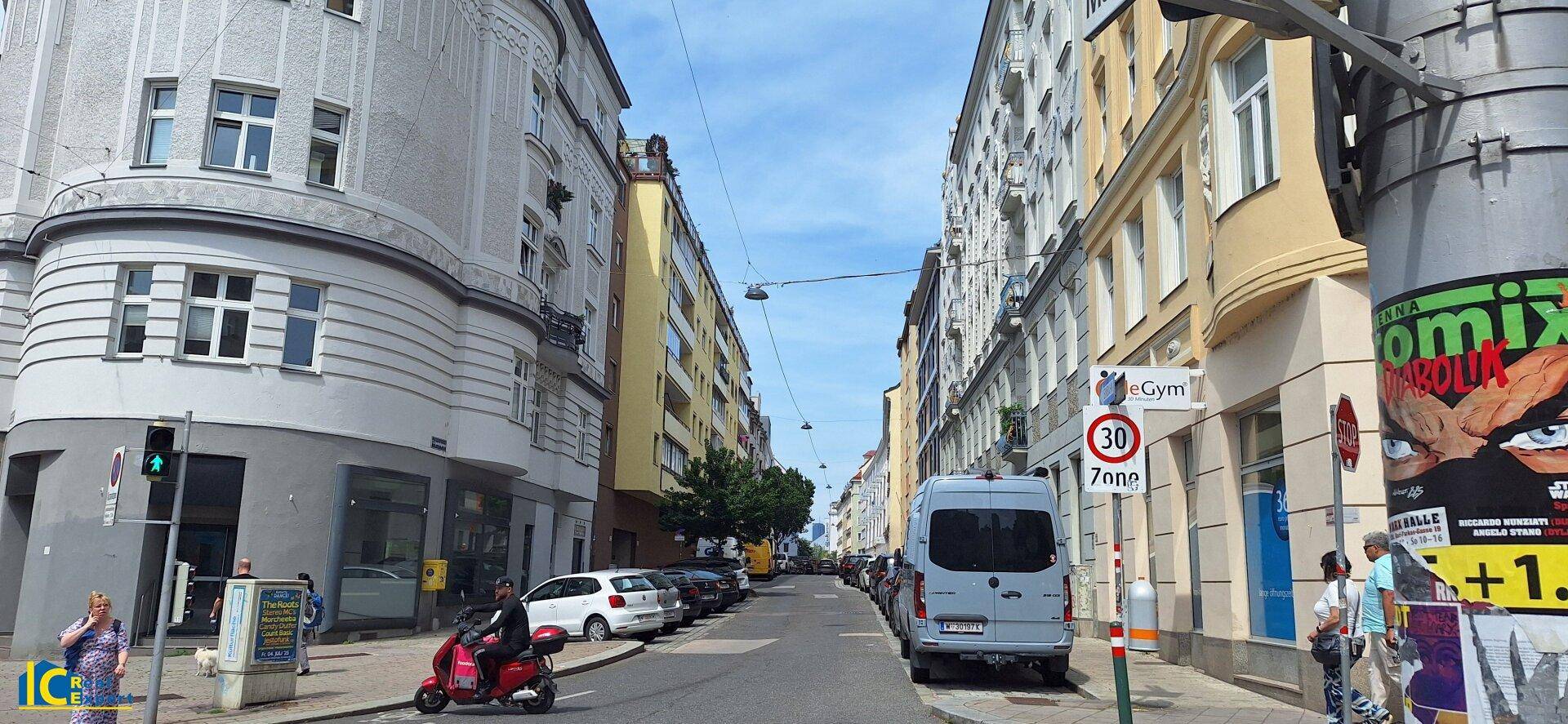 Als Einbahn geführte Apostelgasse
