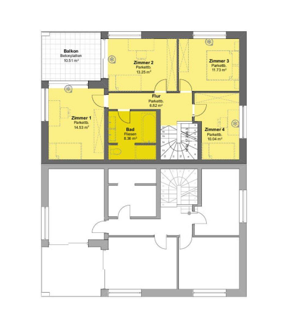 Traumhafte Doppelhaushälfte in Lerchenau: Erstbezug mit Garten, Balkon &amp; Terrasse! PROVISIONSFREI, direkt vom Bauträger! - Ansicht 6
