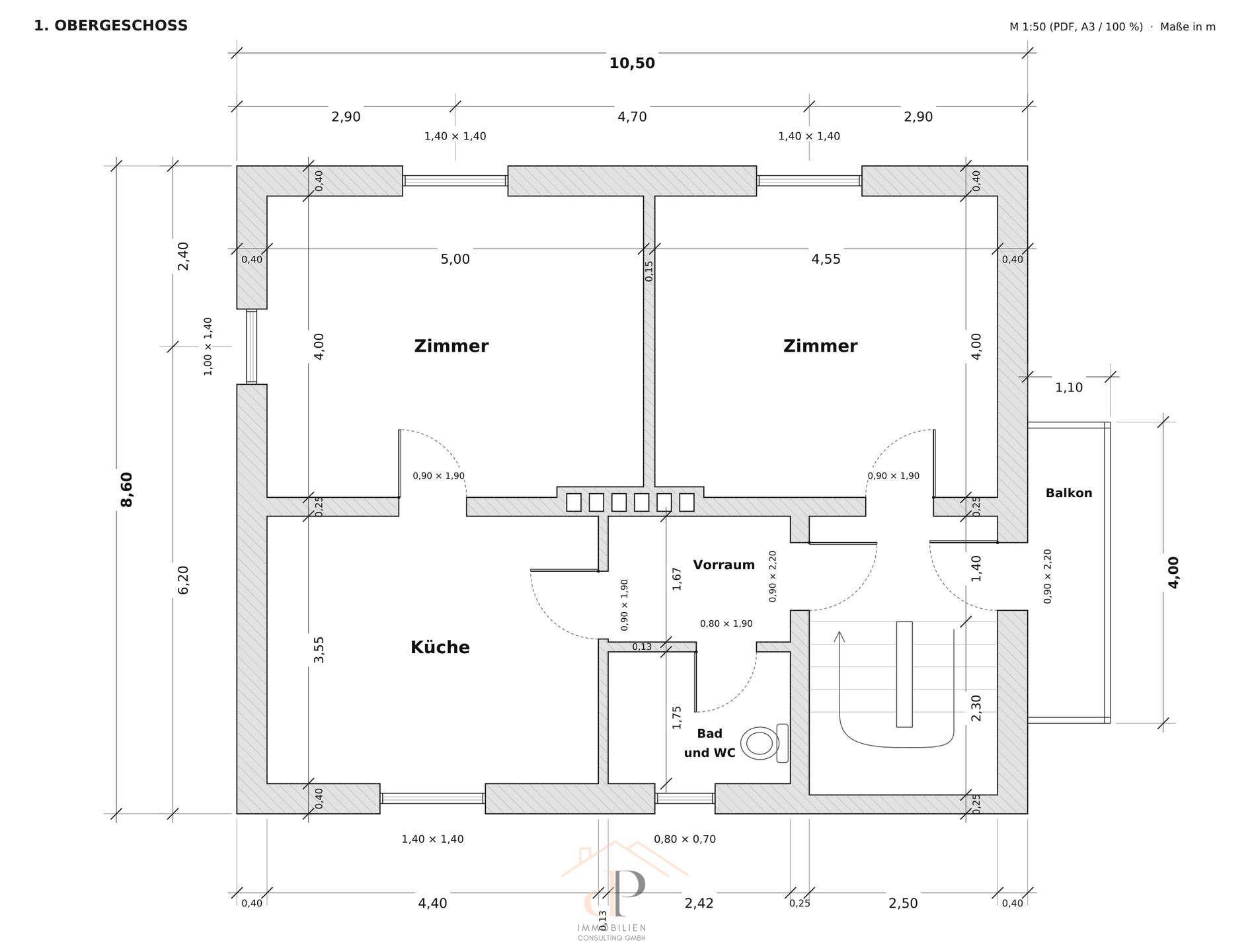 Grundriss 1. OG