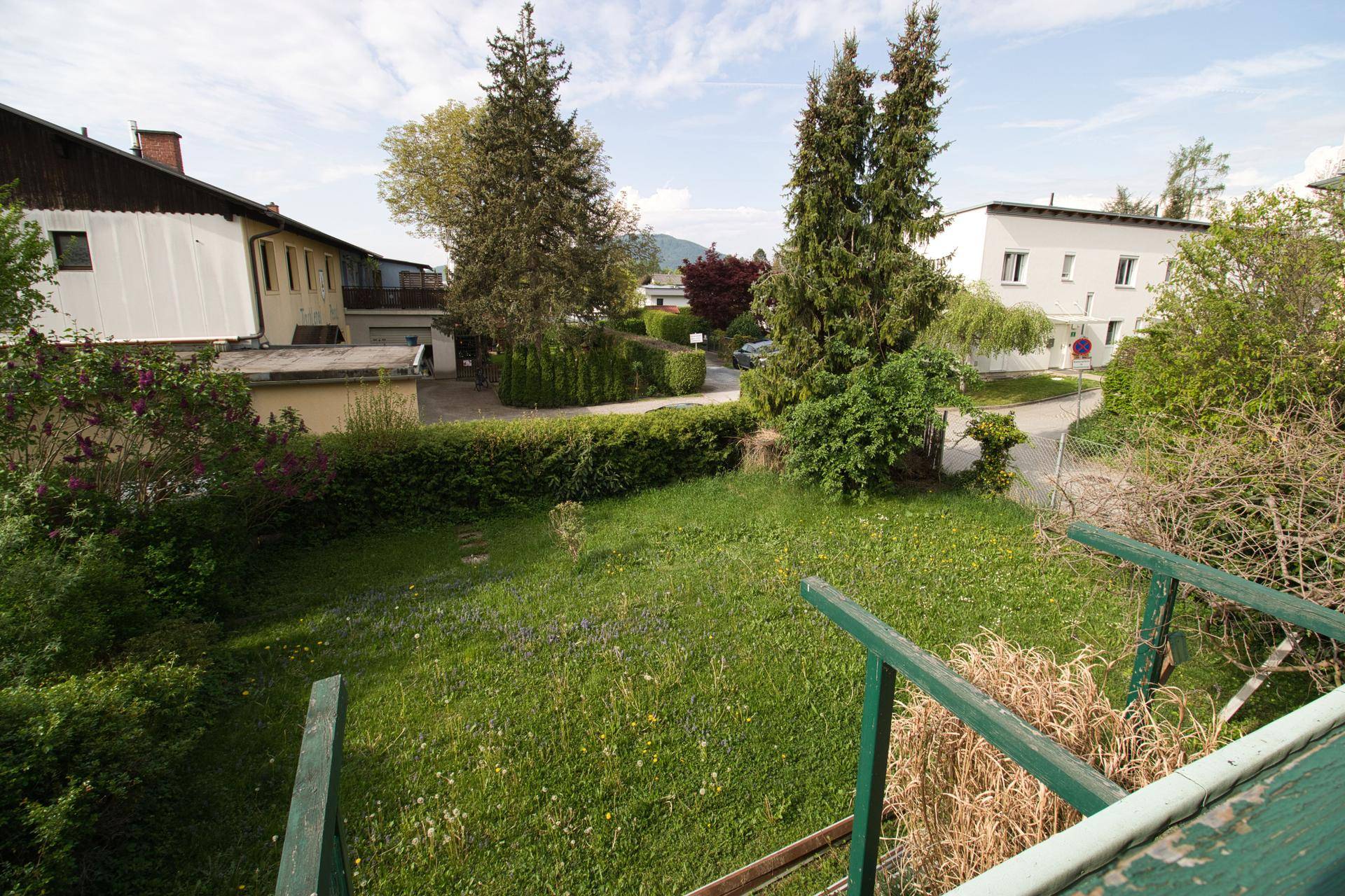 Blick Garten von Terrasse