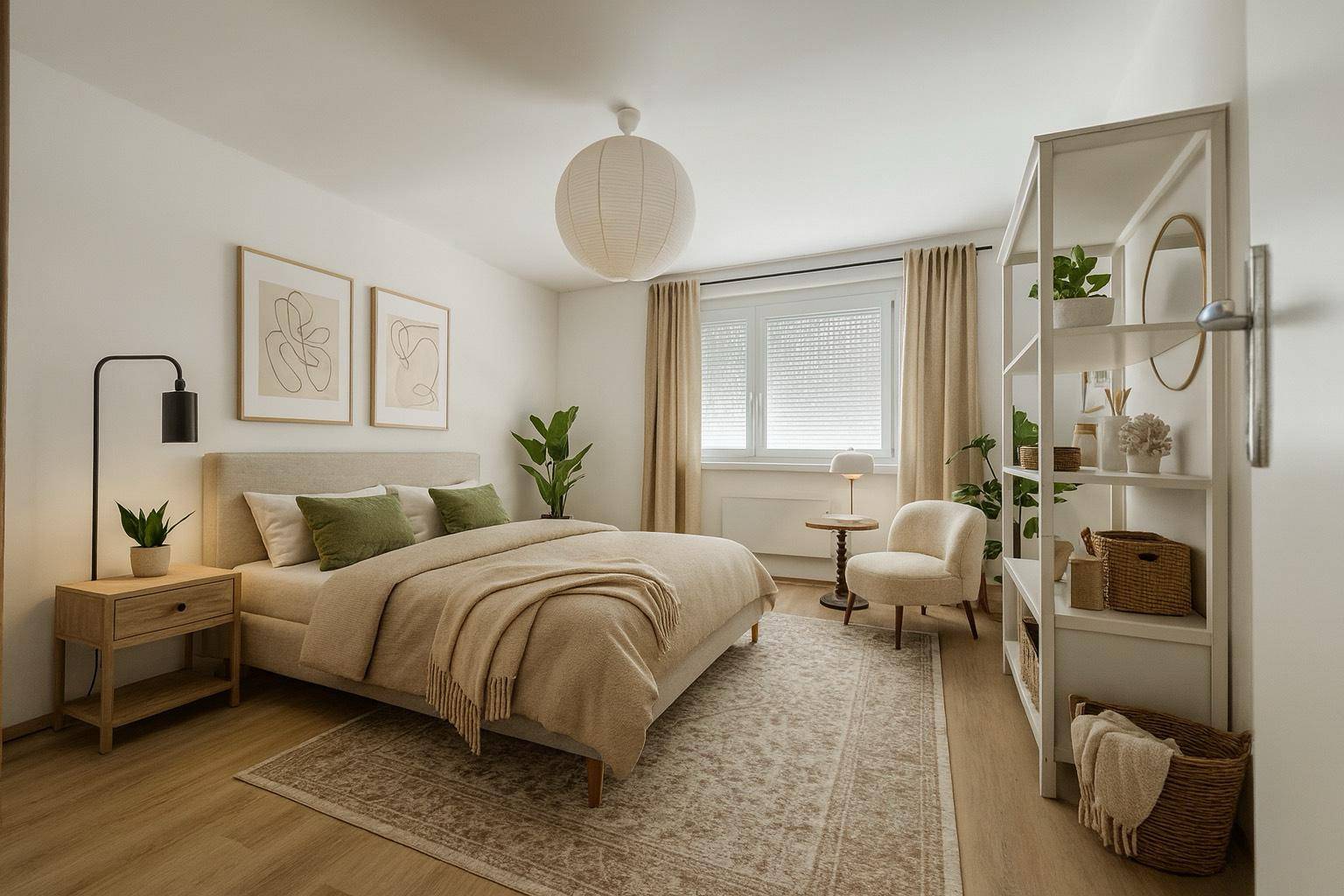 Schlafzimmer Staging