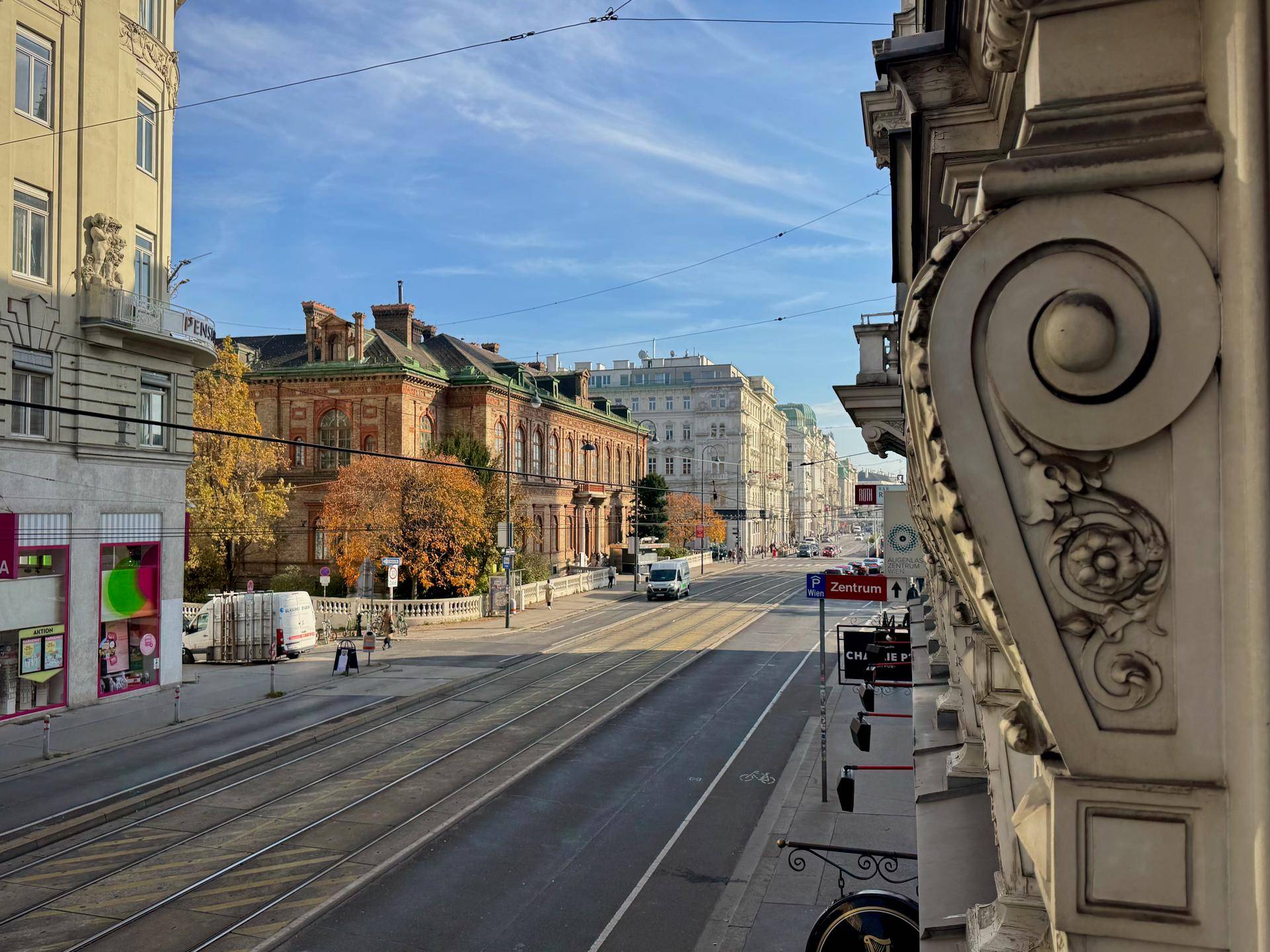 Blick aus dem Fenster