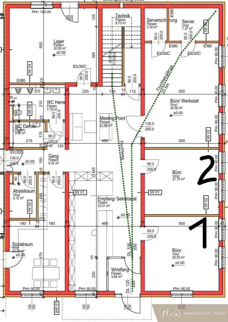 Büro möbliert mit FLEXIBLER BINDUNG - KEINE INVESTITIONSKOSTEN - Küchenmitbenutzung - sofort verfügbar - repräsentativer Standort - Ansicht 5