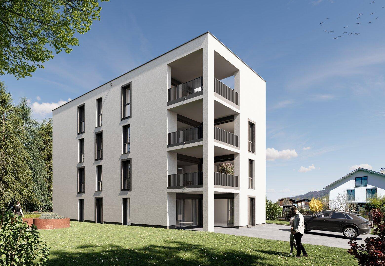 Neubau: 4-Zimmer Wohnung mit großem Garten in Bodenseenähe - Wohnbauförderung möglich - Widok 4