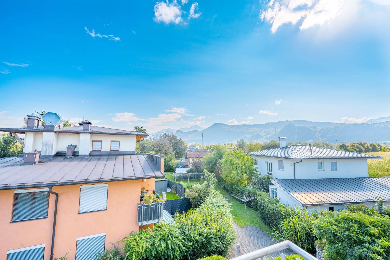 Ausblick Balkon