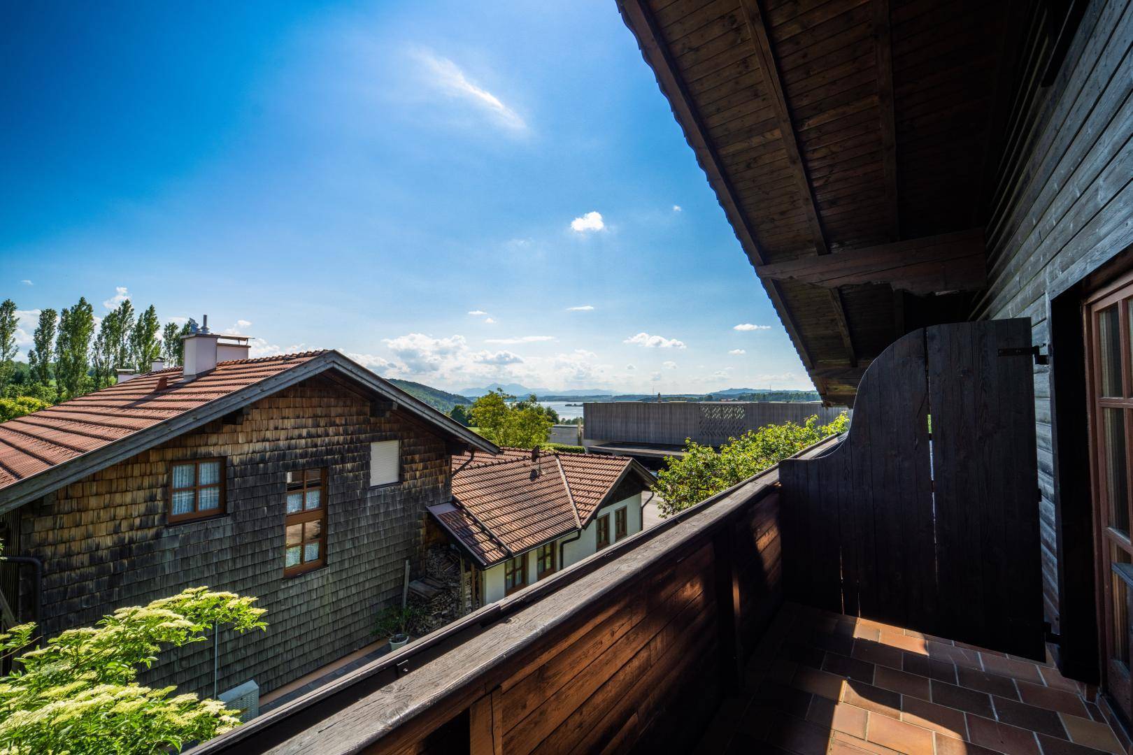 Ausblick Balkon