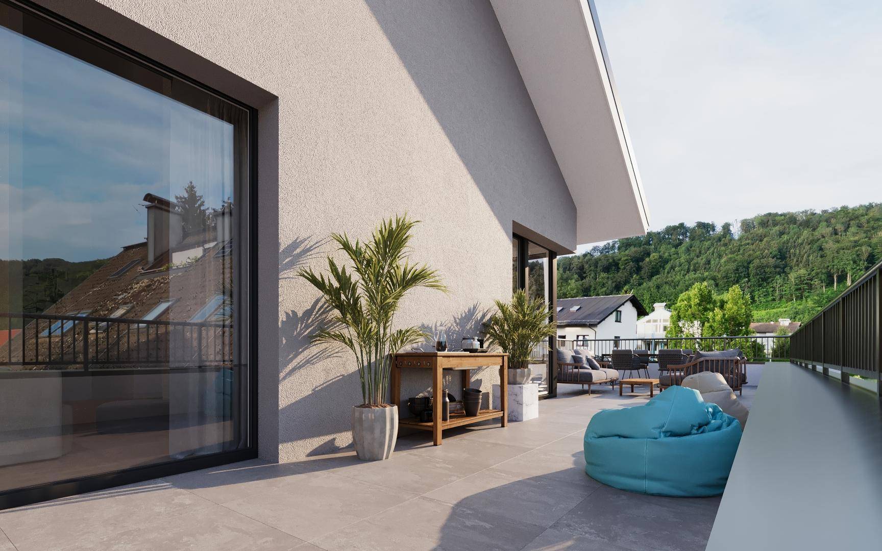 Dachterrasse