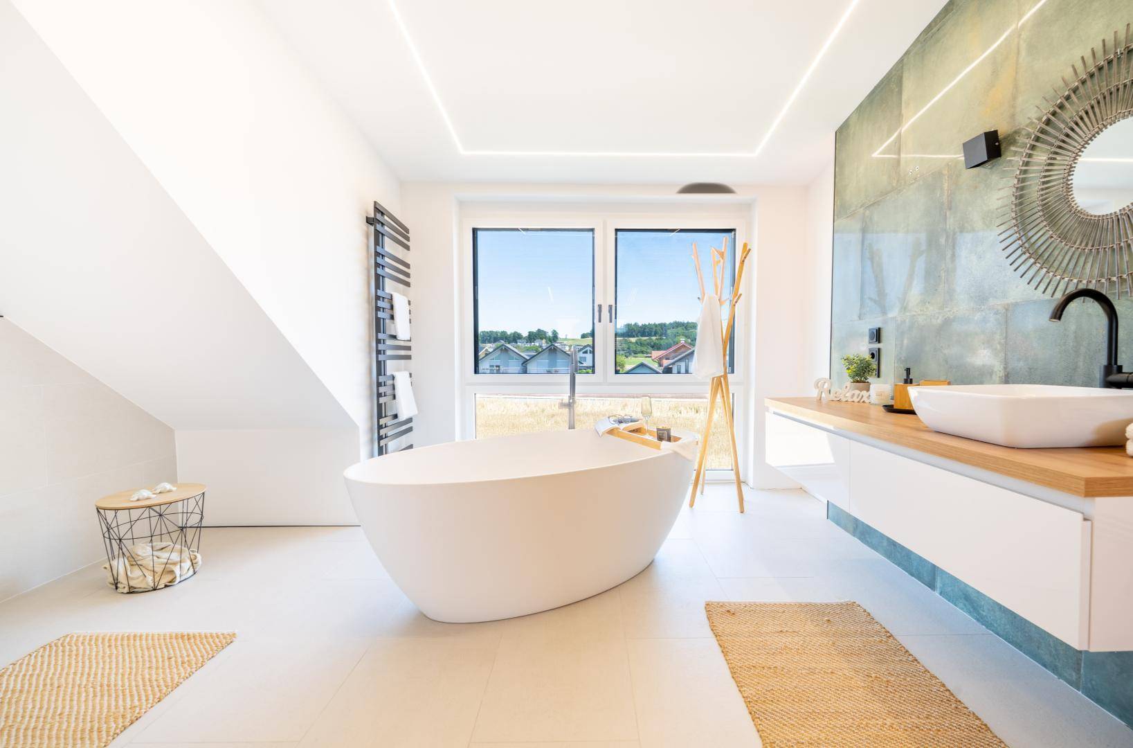 Badezimmer en suite Dachgeschoß