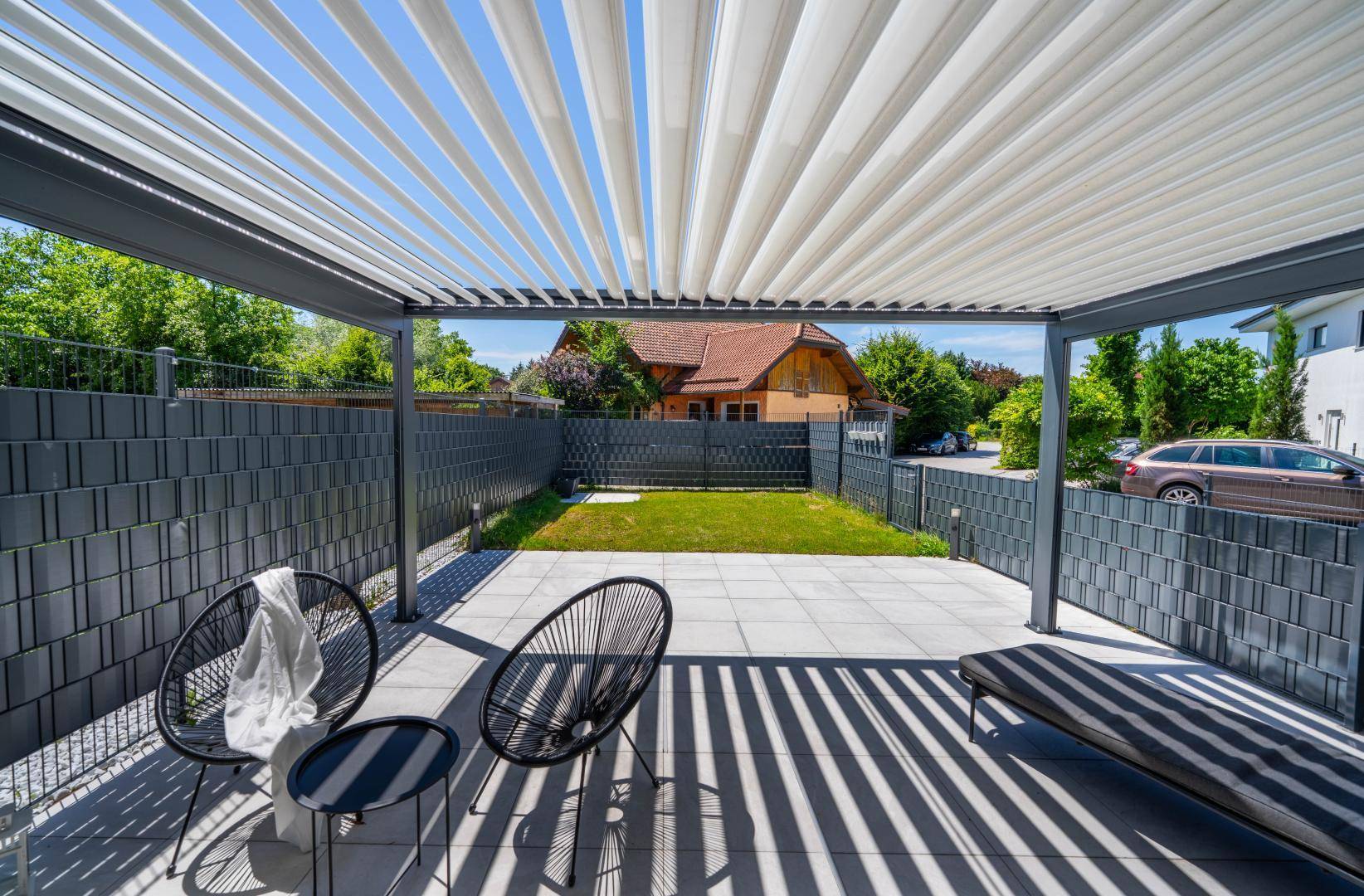 Terrasse und Garten
