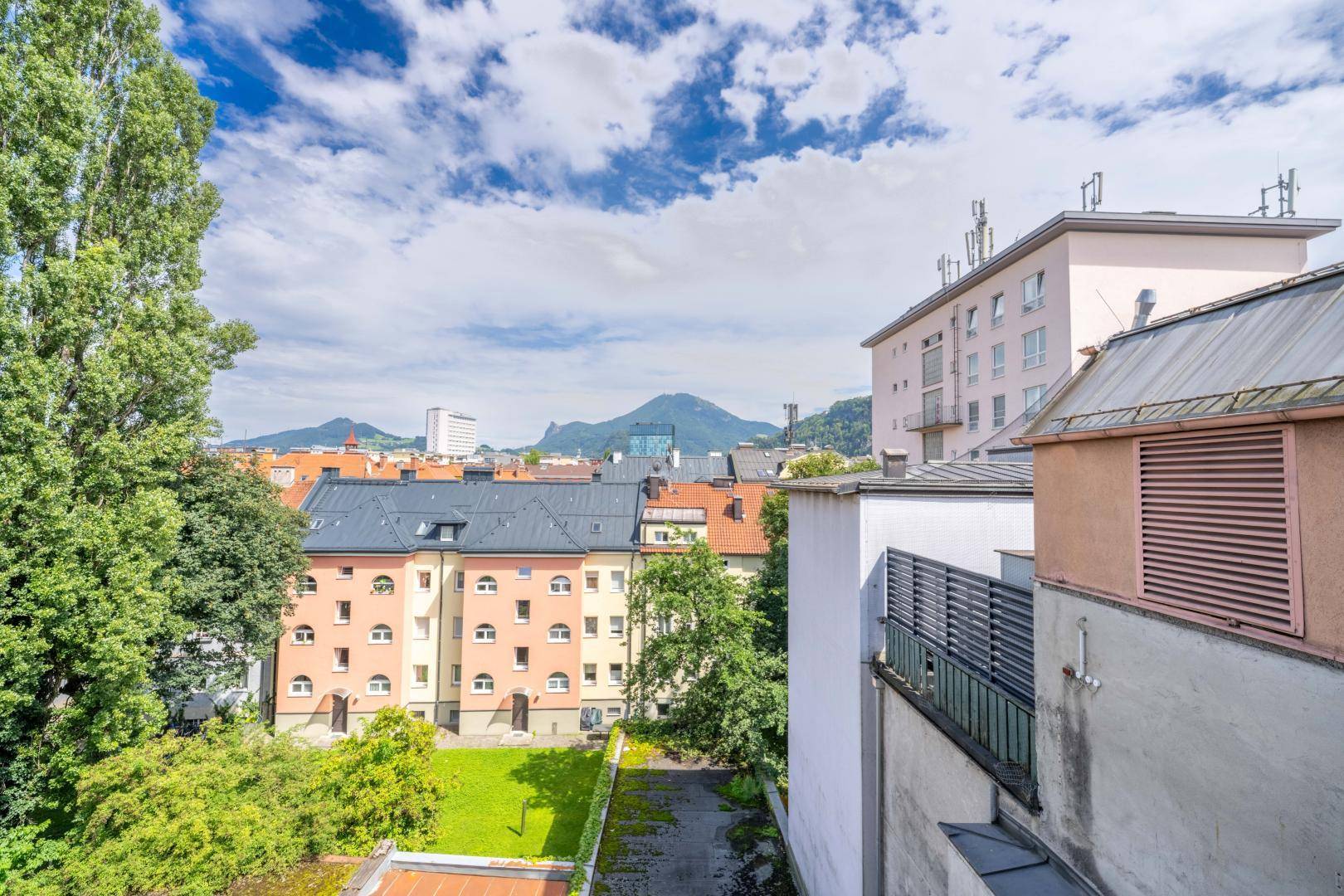 Aussicht Balkon Gaisberg