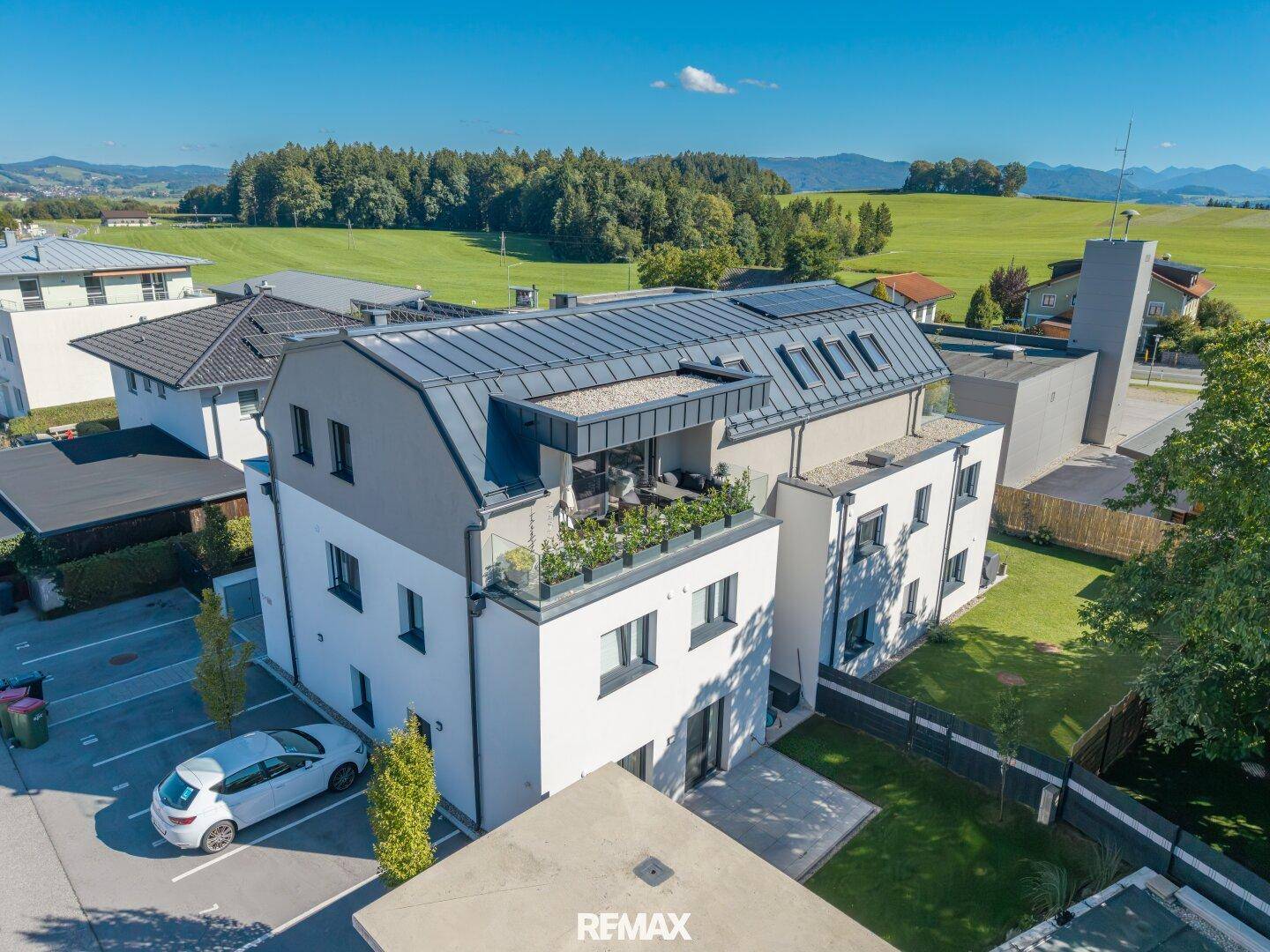 Drohne Ansicht Haus