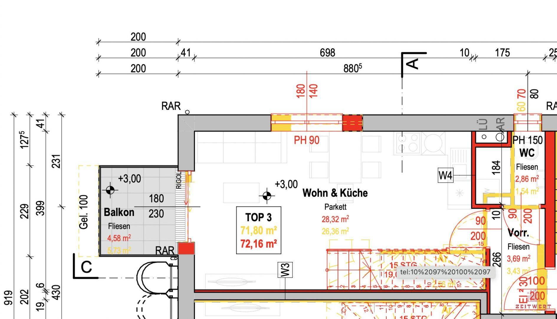 Grundriss 1. Stock