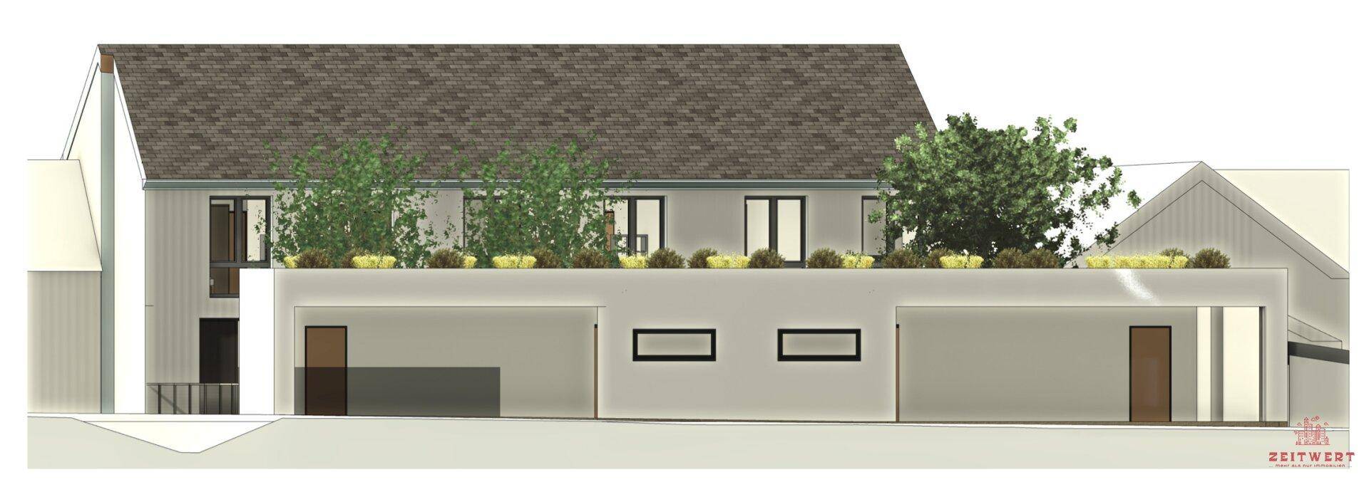 Visualisierung Neubau 2 EFH