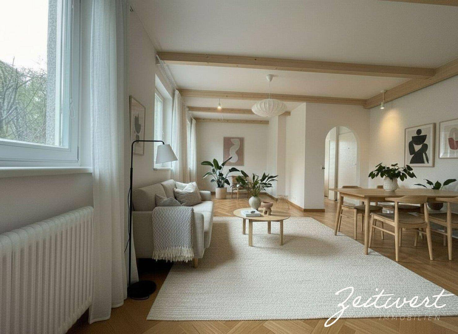 LAGE LAGE LAGE - NUSSBERG - wunderschön gelegene Wohnung mit begrüntem DACHGARTEN und Blick über Wien und den Wiener Nussberg - Ansicht 4