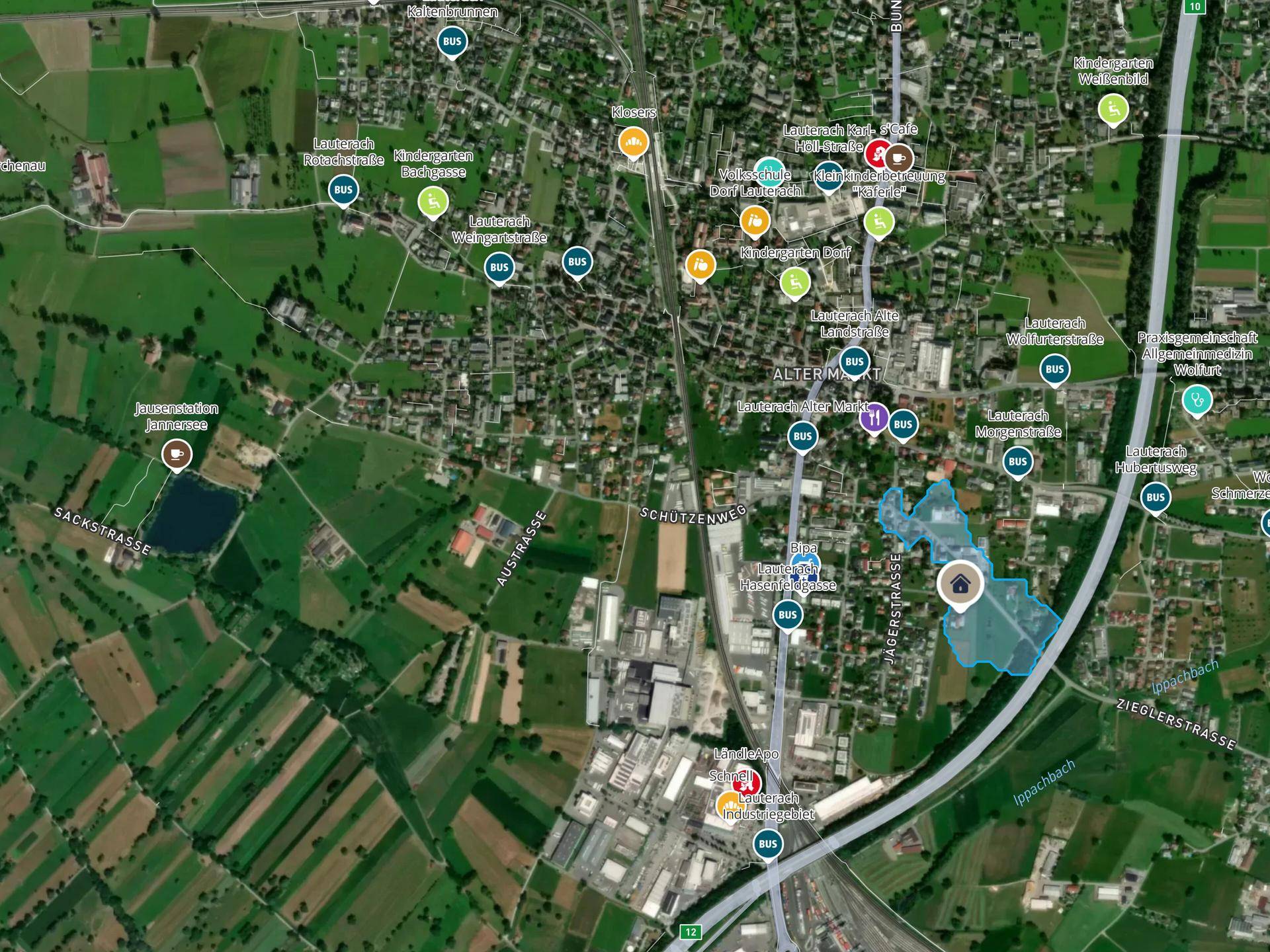 Lageplan Geolyzer