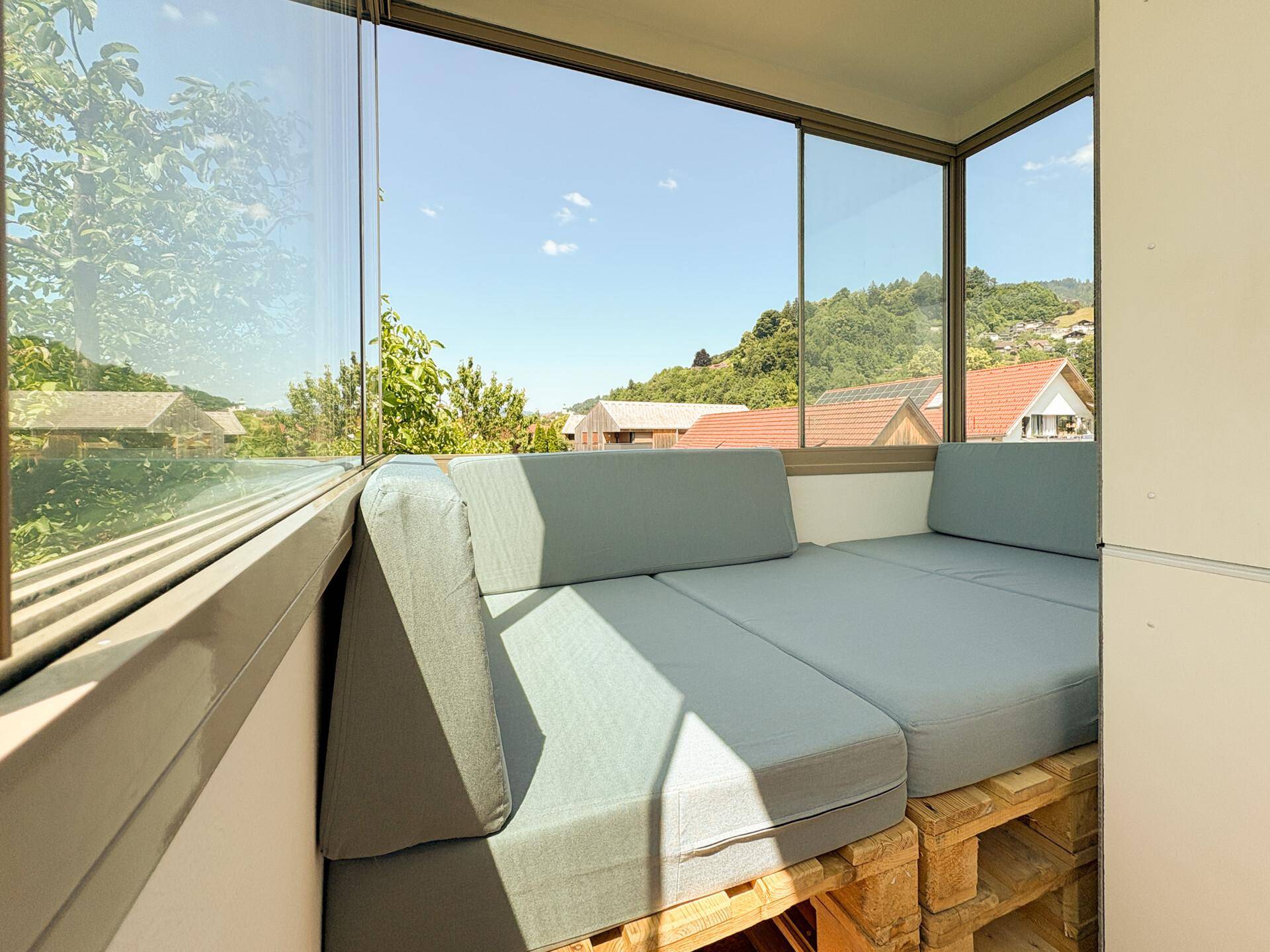 Balkon mit Nische