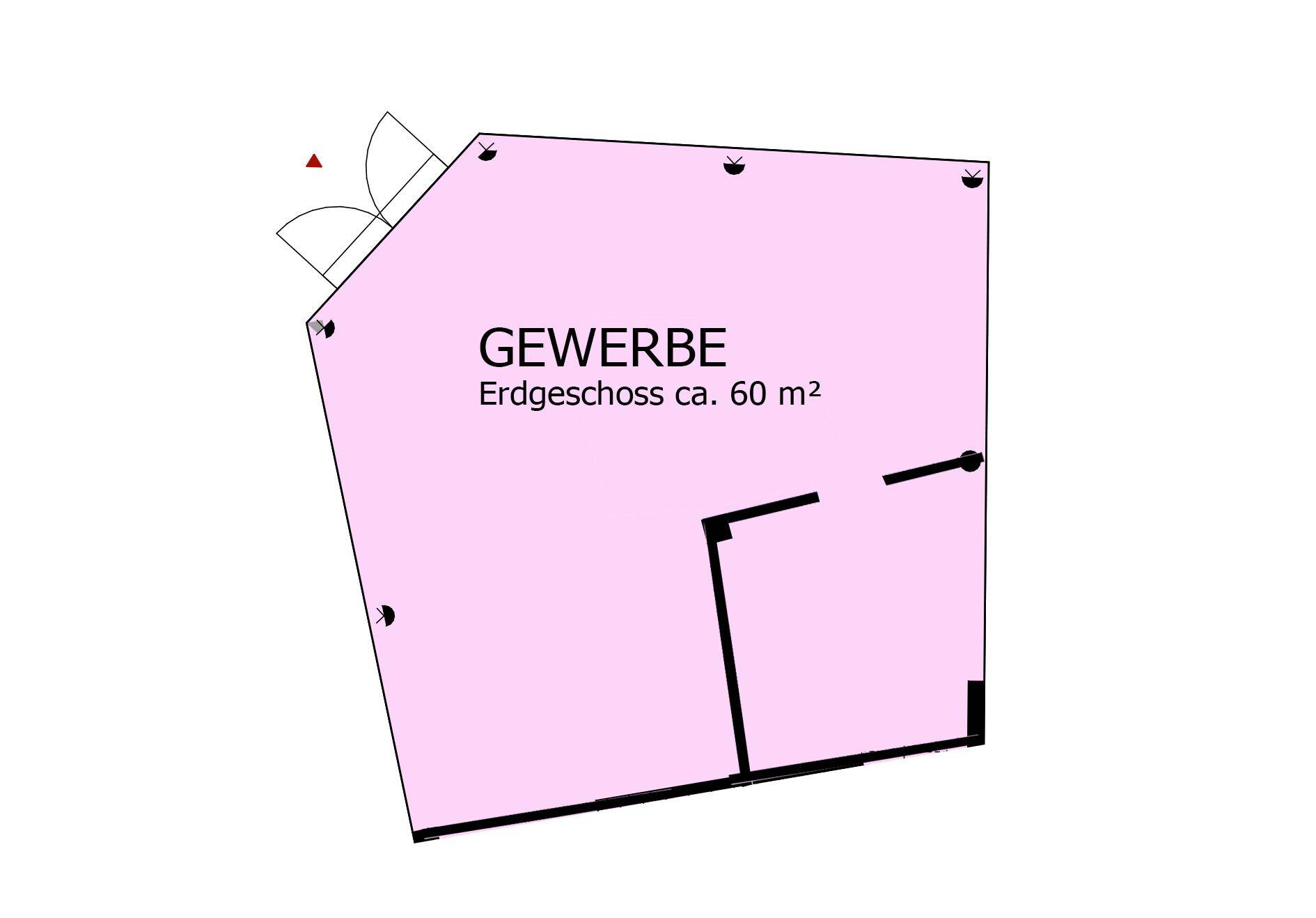 Grundriss nicht im Maßstab