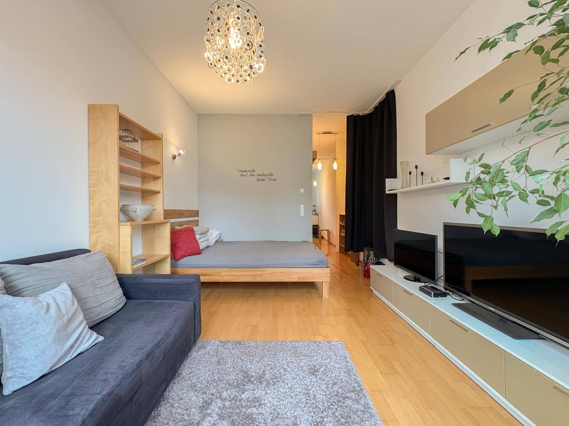 Pauschalmiete - Möblierte 1,5-Zimmer-Stadtwohnung inkl. TG - Ansicht 4