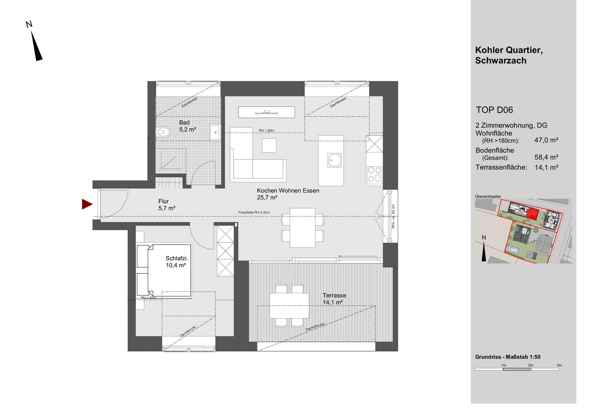 Grundriss Top D06