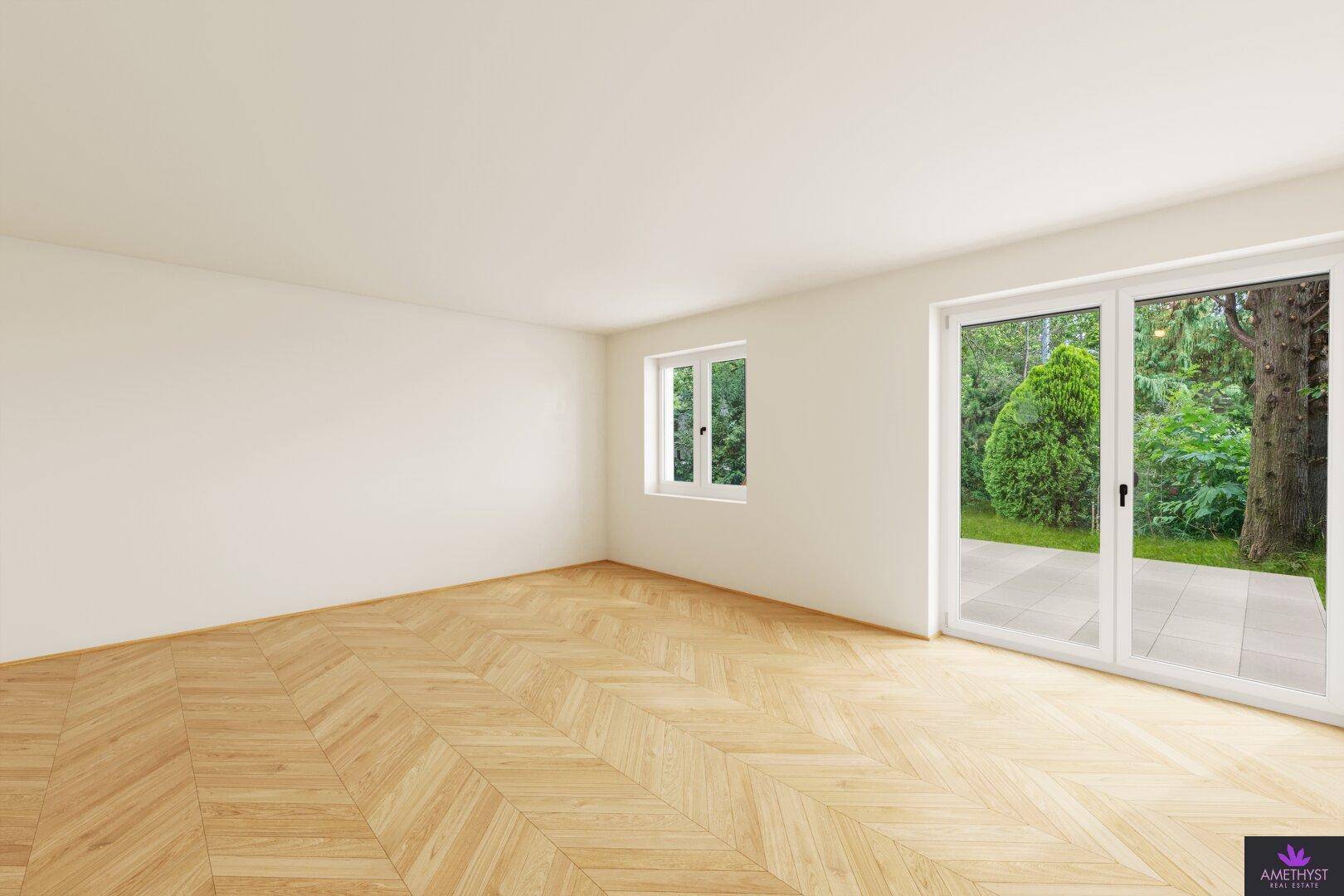 Wohnzimmer Unmöbliert