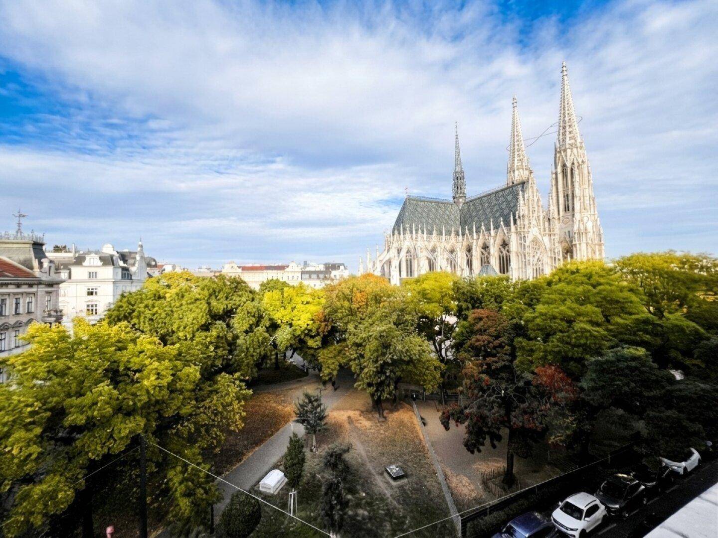 Aussicht zur Votivkirche
