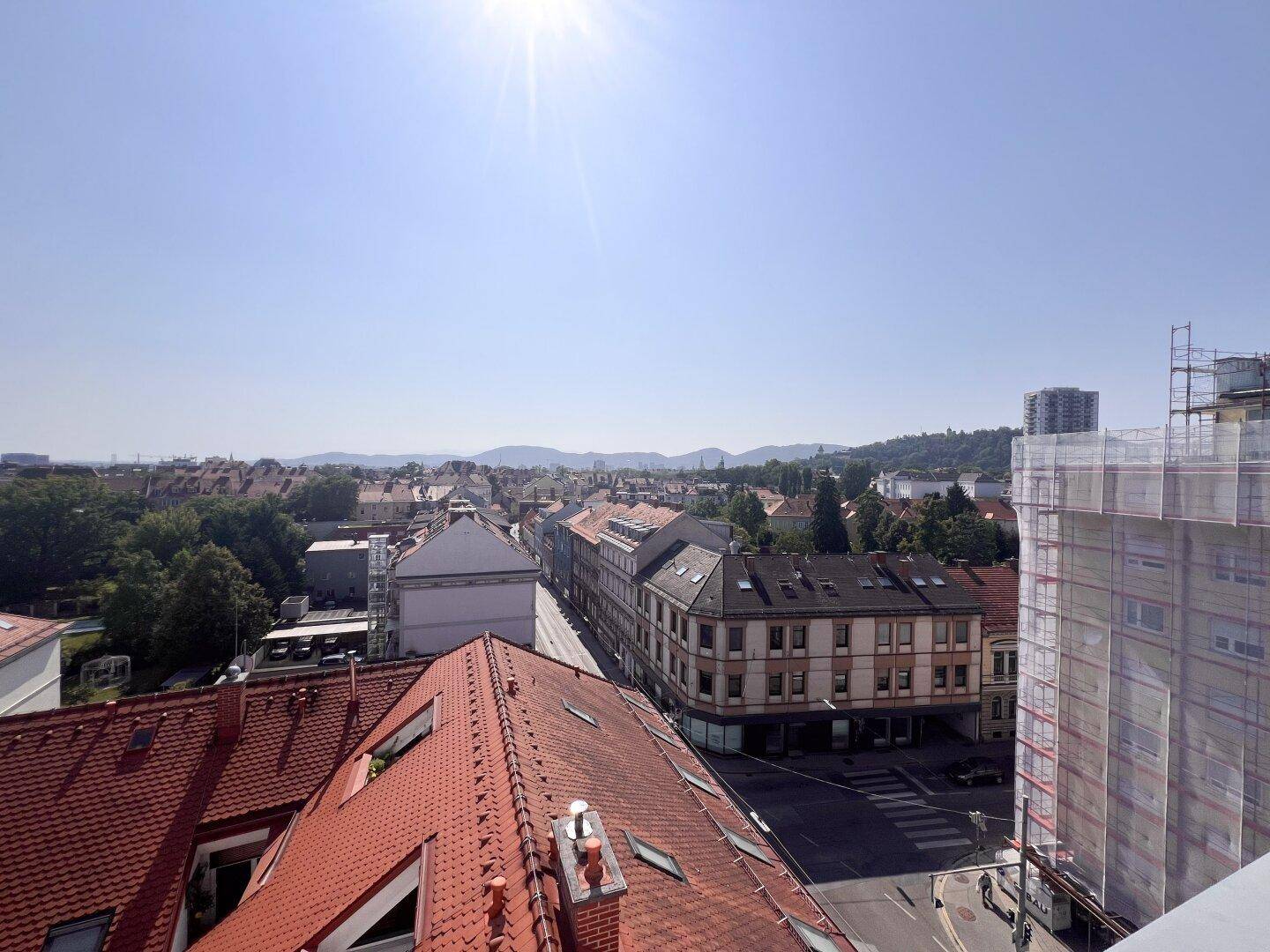Terrasse Ausblick