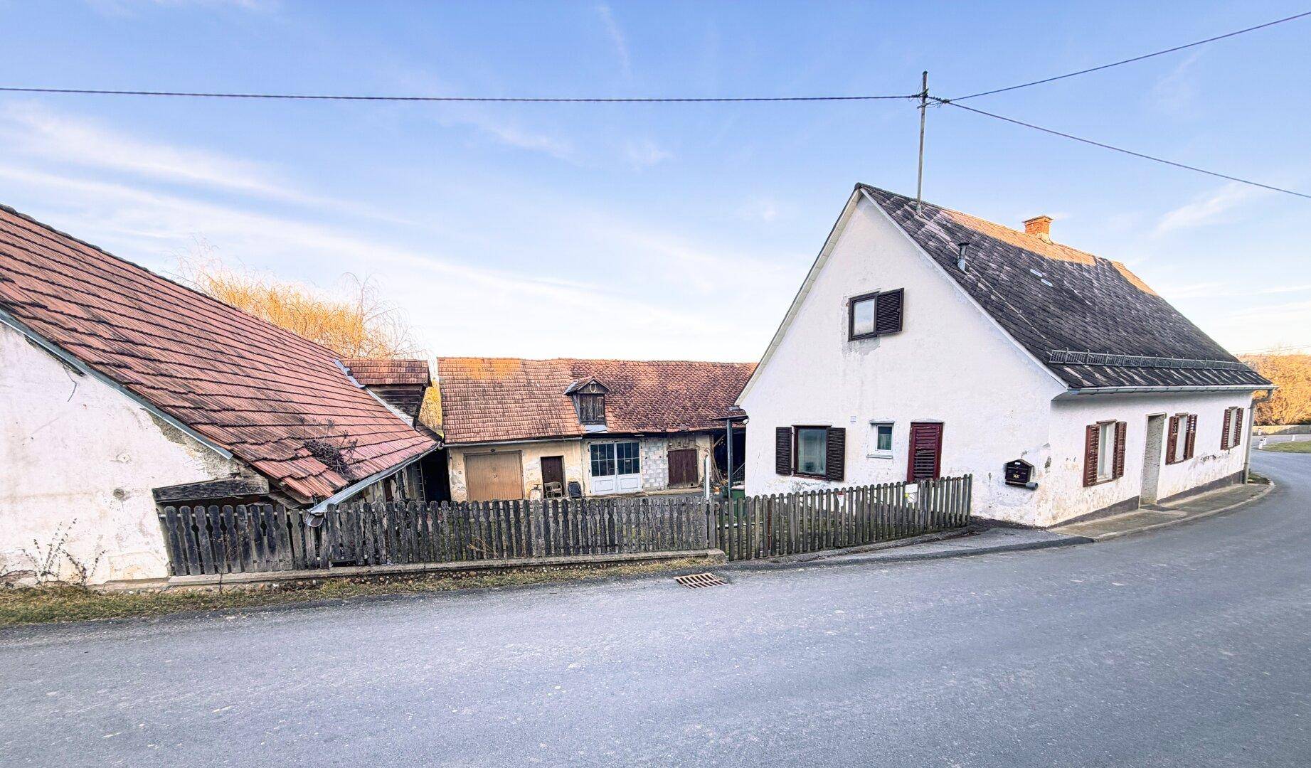 Einfamilienhaus mit Entwicklungspotenzial auf großzügigem Grundstück inklusive Landwirtschaftsflächen und Wald - Widok 3