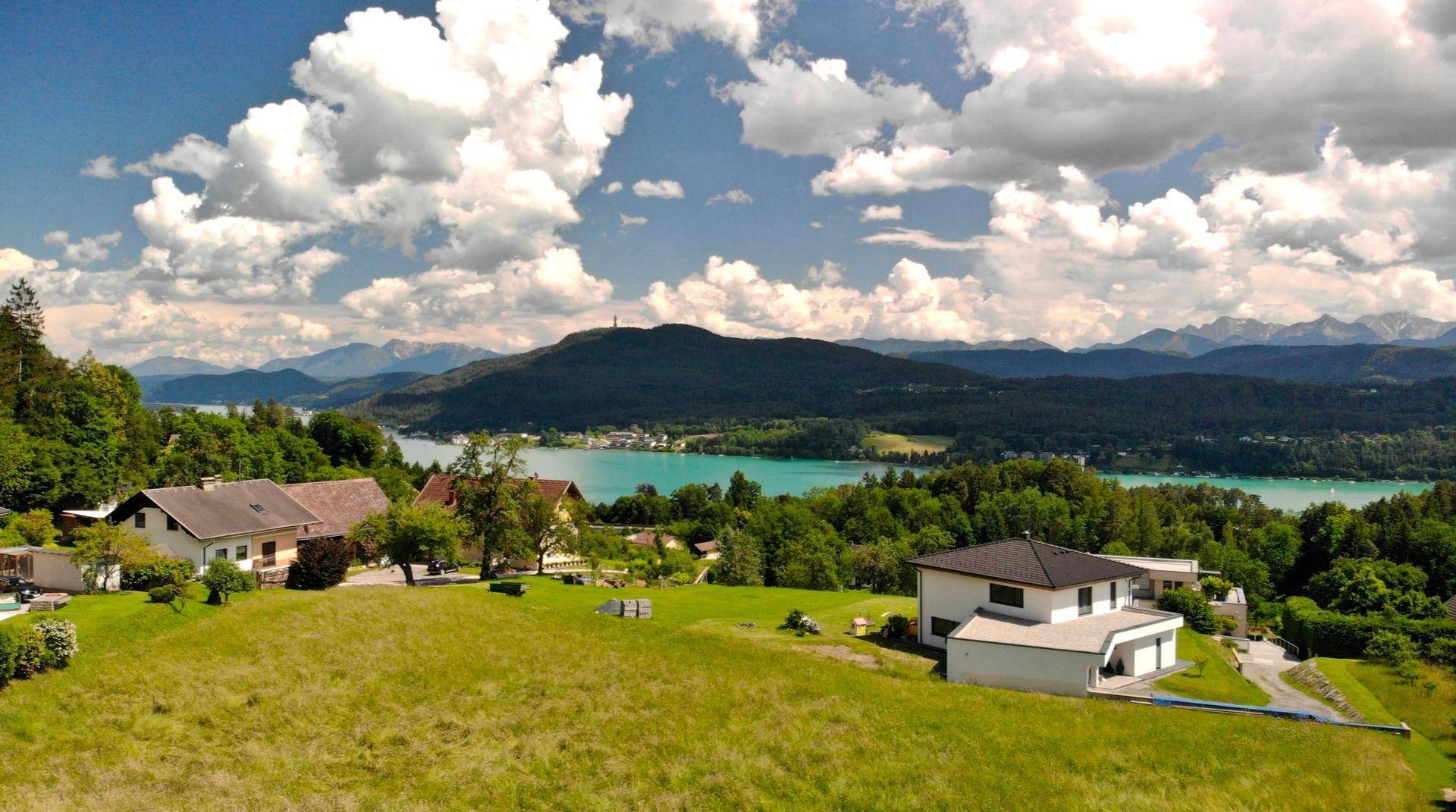 Seeblickgrundstück in sonniger Aussichtslage in Techelsberg am Wörthersee - Ansicht 3