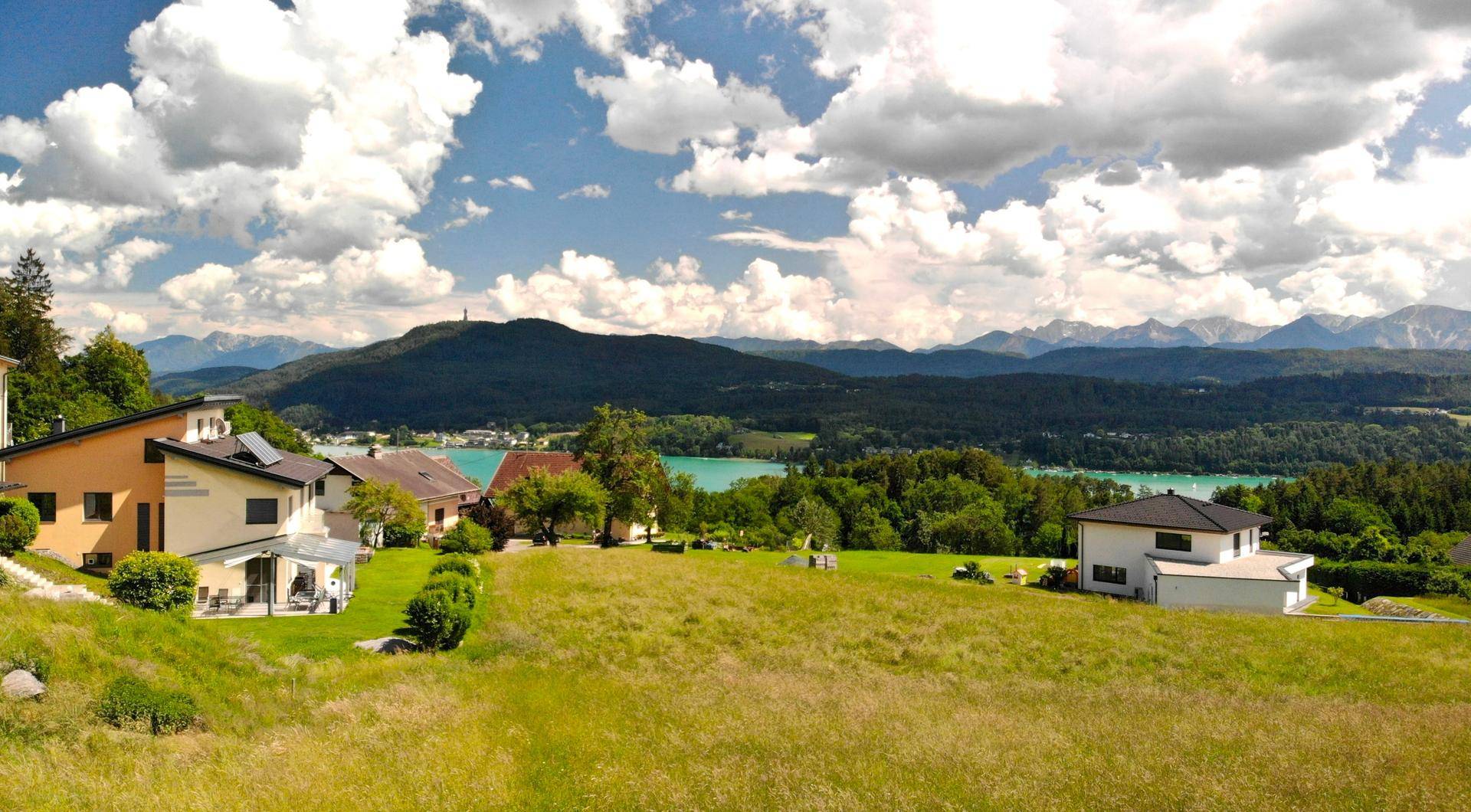 Seeblickgrundstück in sonniger Aussichtslage in Techelsberg am Wörthersee - Ansicht 2
