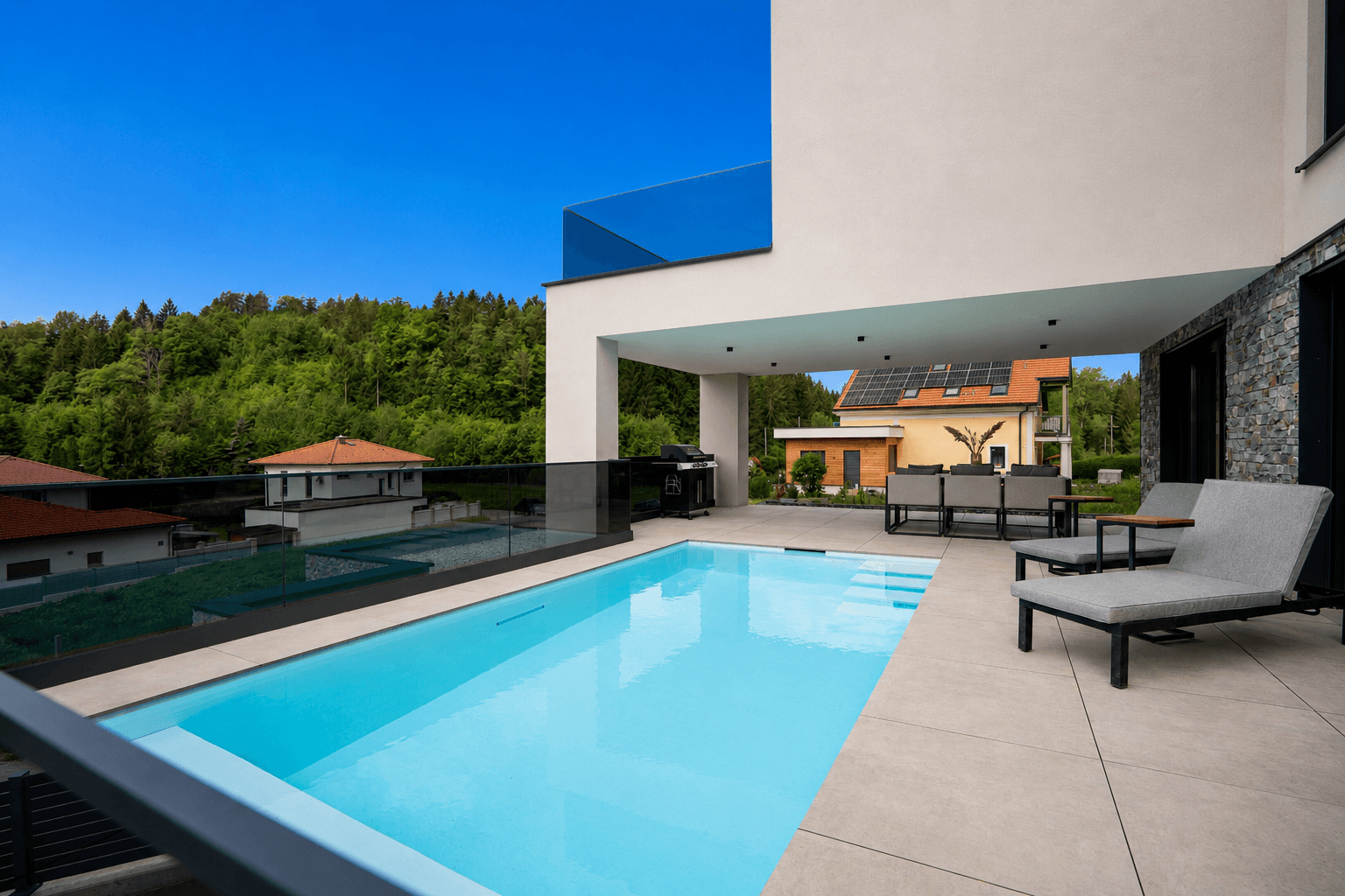 Lifestyle-Villa in priviligierter Lage in Klagenfurt am Wörthersee - Ansicht 4