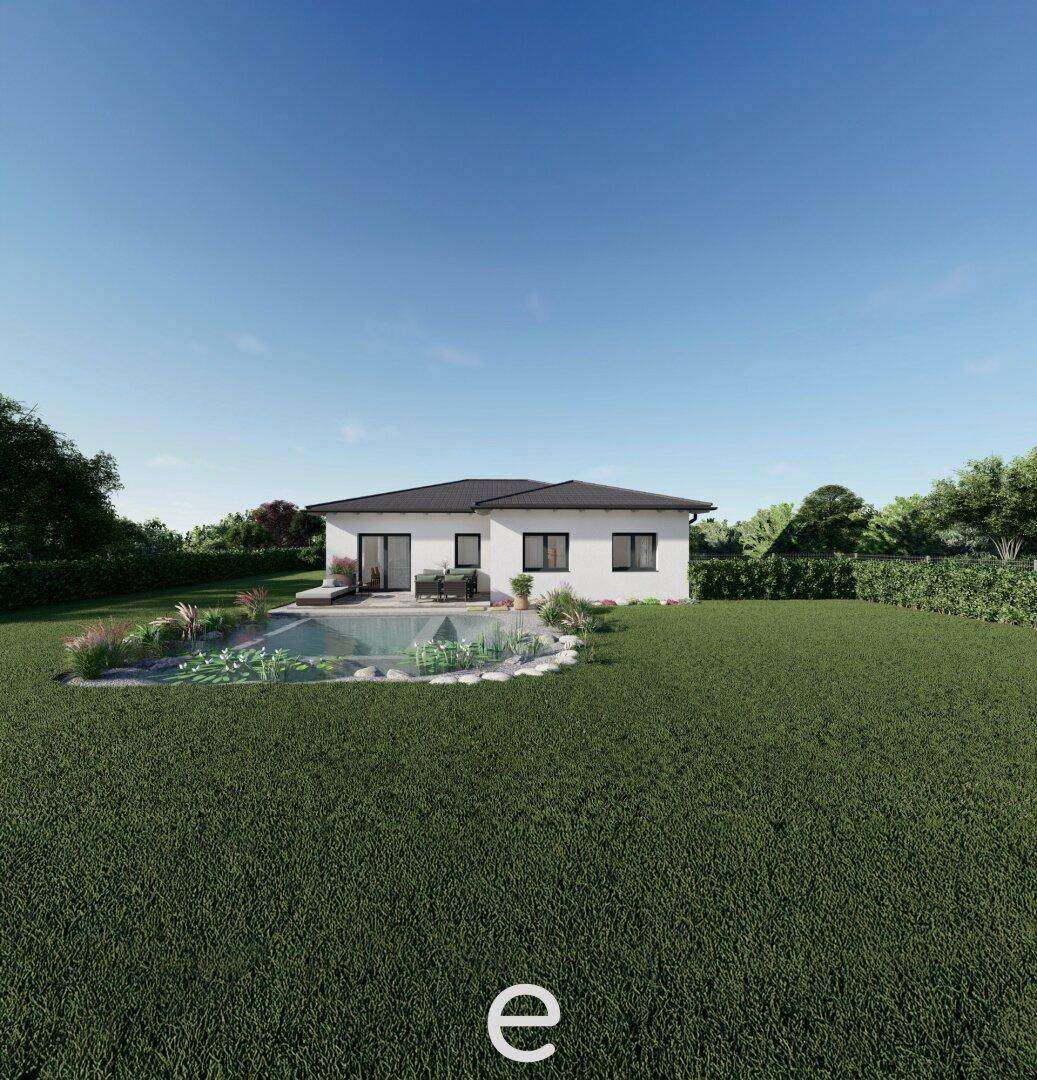 Attraktives Angebot! Neubau-Bungalow in bester Lage in Marchtrenk, bezugsfertig inkl. Grundstück! - Ansicht 2