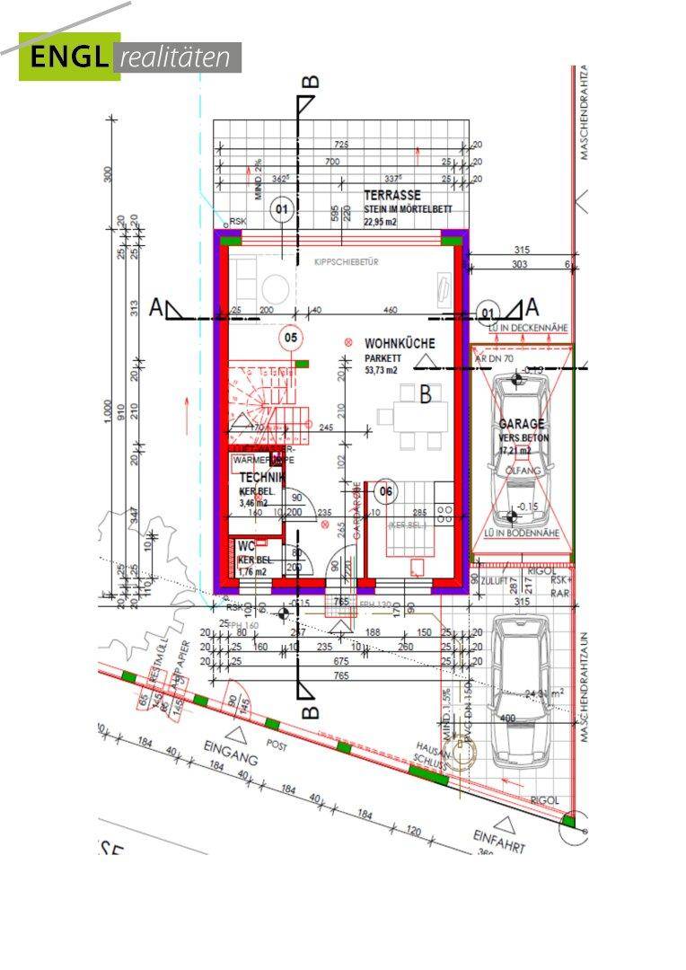 Plan Erdgeschoß