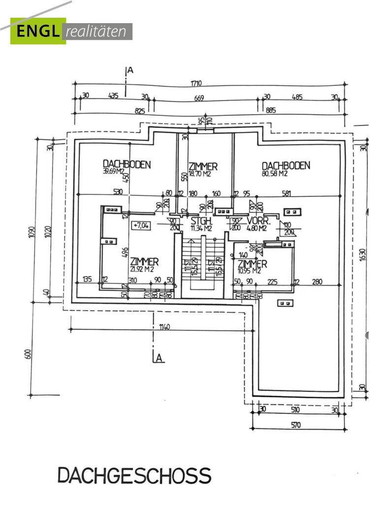 Plan Dachgeschoss