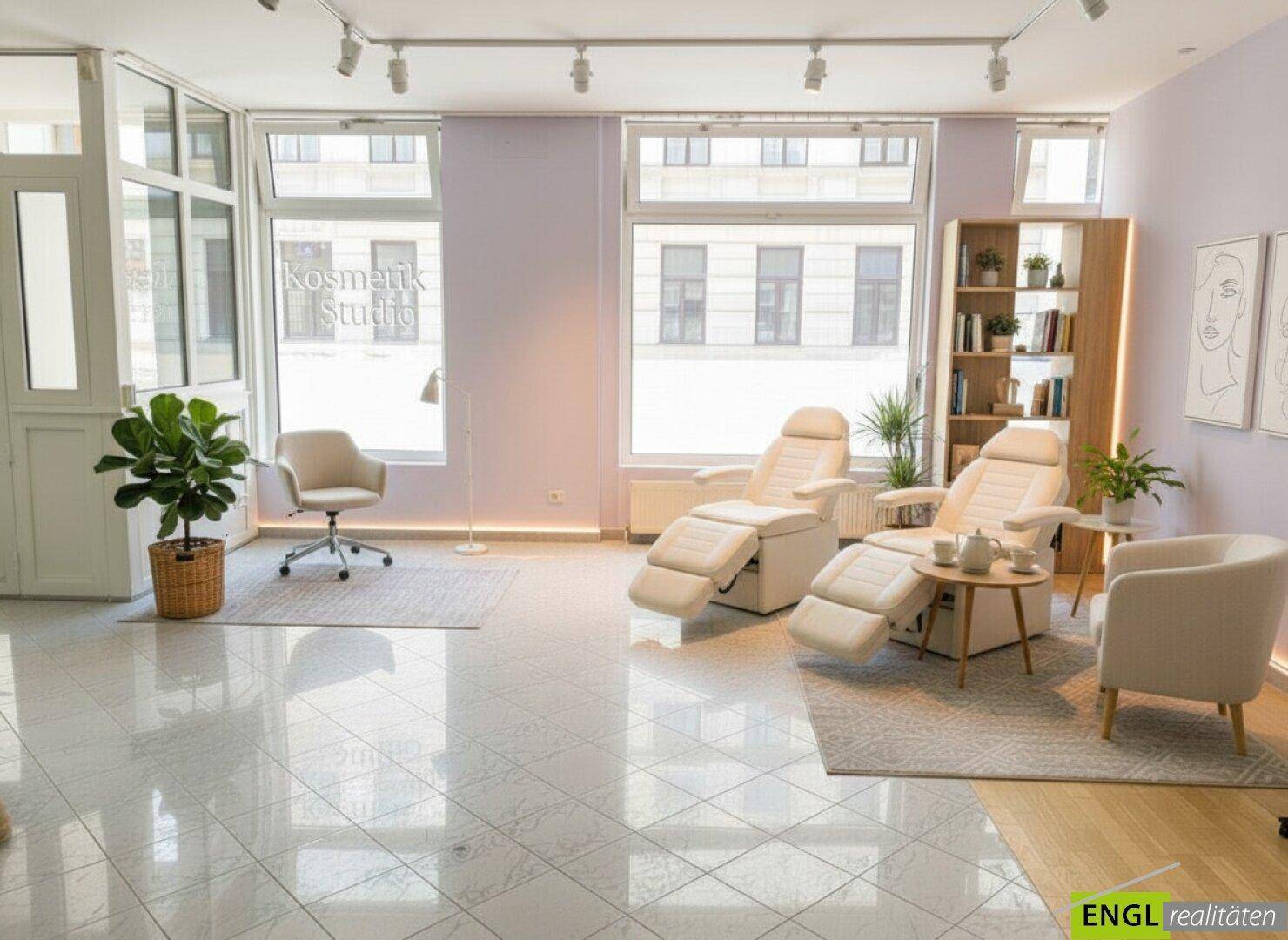 Perfekte Geschäftsadresse! Ordination, Praxis, Geschäftslokal, Büro, Therapie- und Fitness Studio, 55 m² Wohnbüro und 2 TG Plätze - Ansicht 3