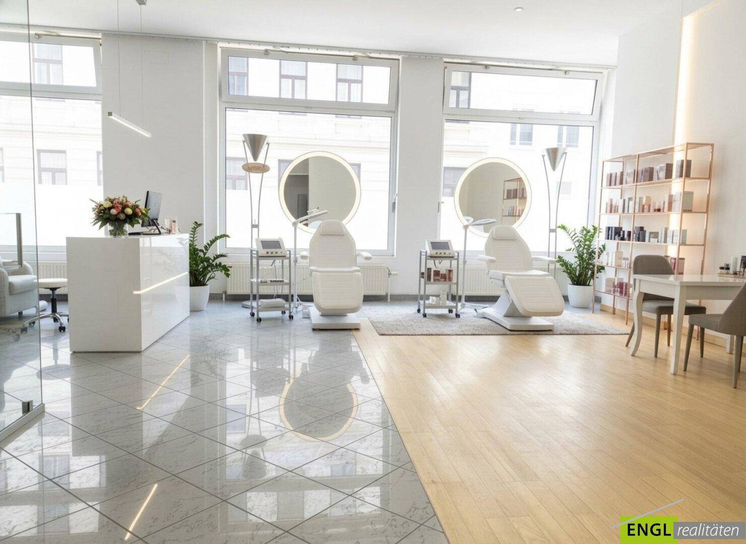 Perfekte Geschäftsadresse! Ordination, Praxis, Geschäftslokal, Büro, Therapie- und Fitness Studio, 55 m² Wohnbüro und 2 TG Plätze - Ansicht 6