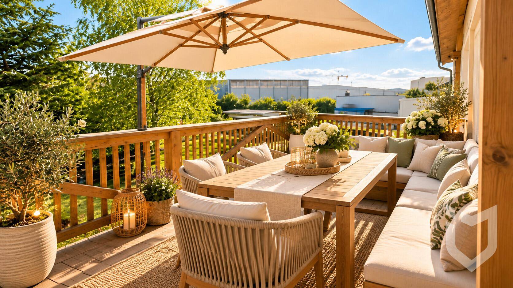Balkon Gestaltungsidee