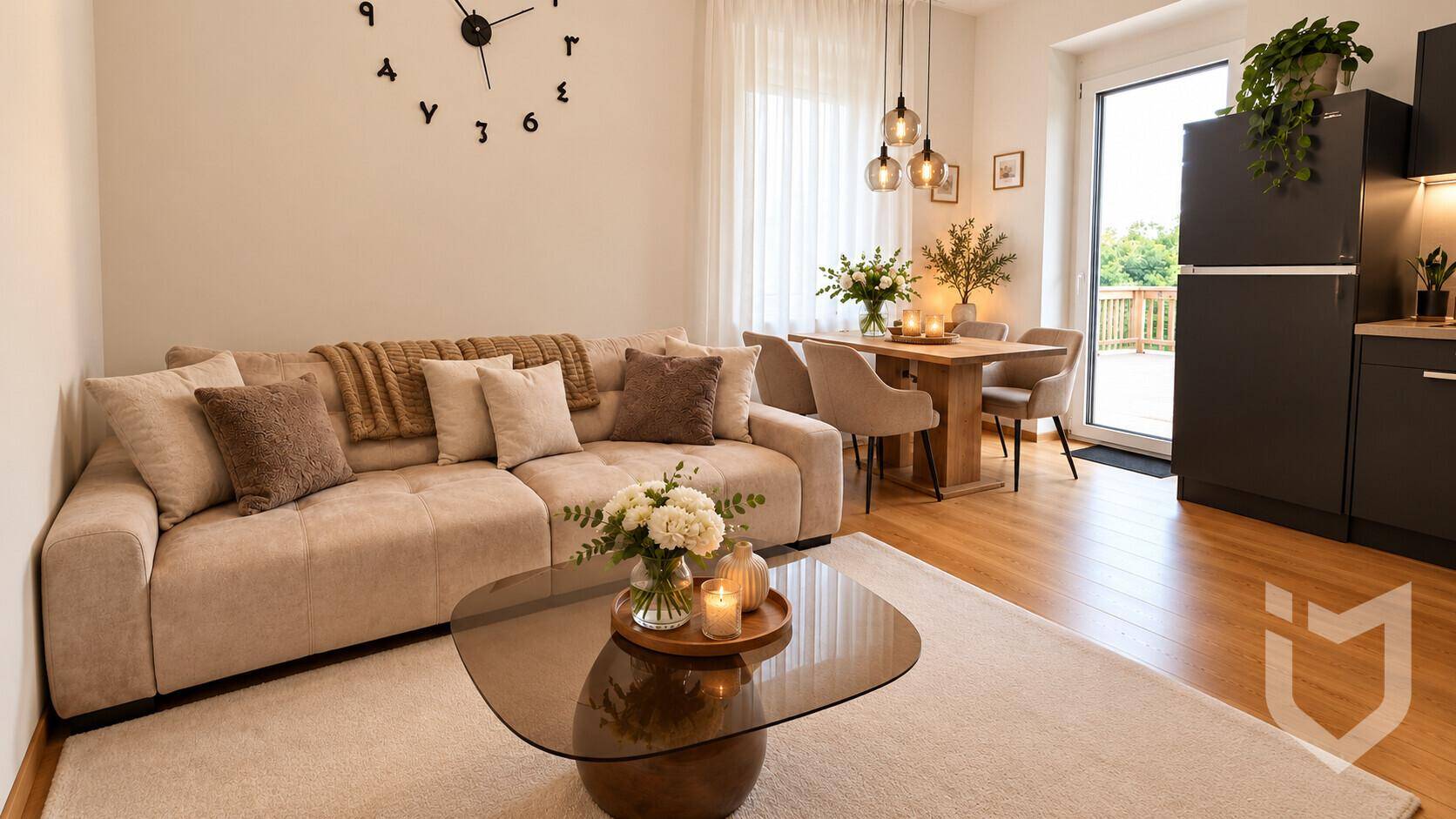 Wohnzimmer/Esszimmer