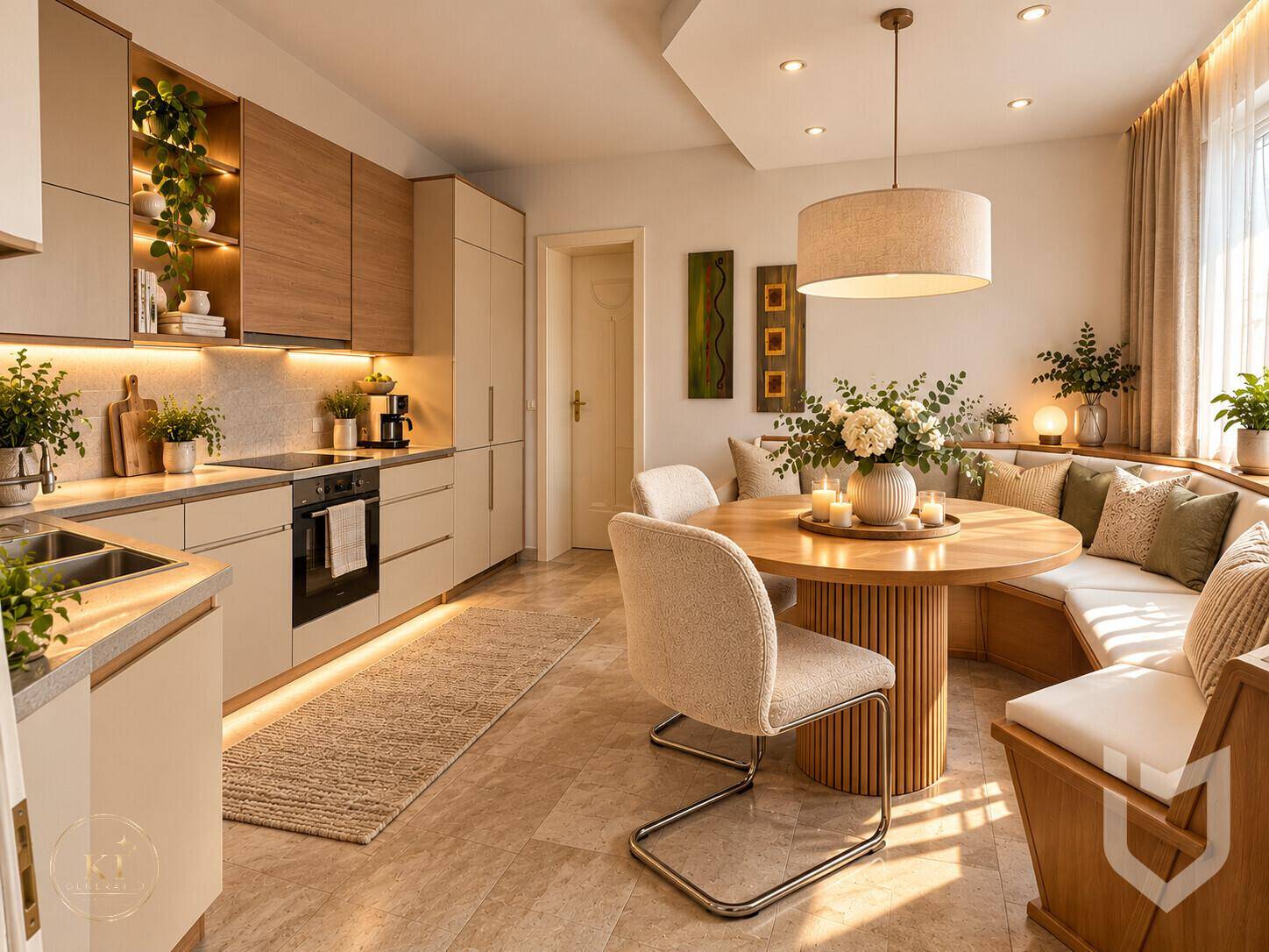 Küche Esszimmer Einrichtungsidee