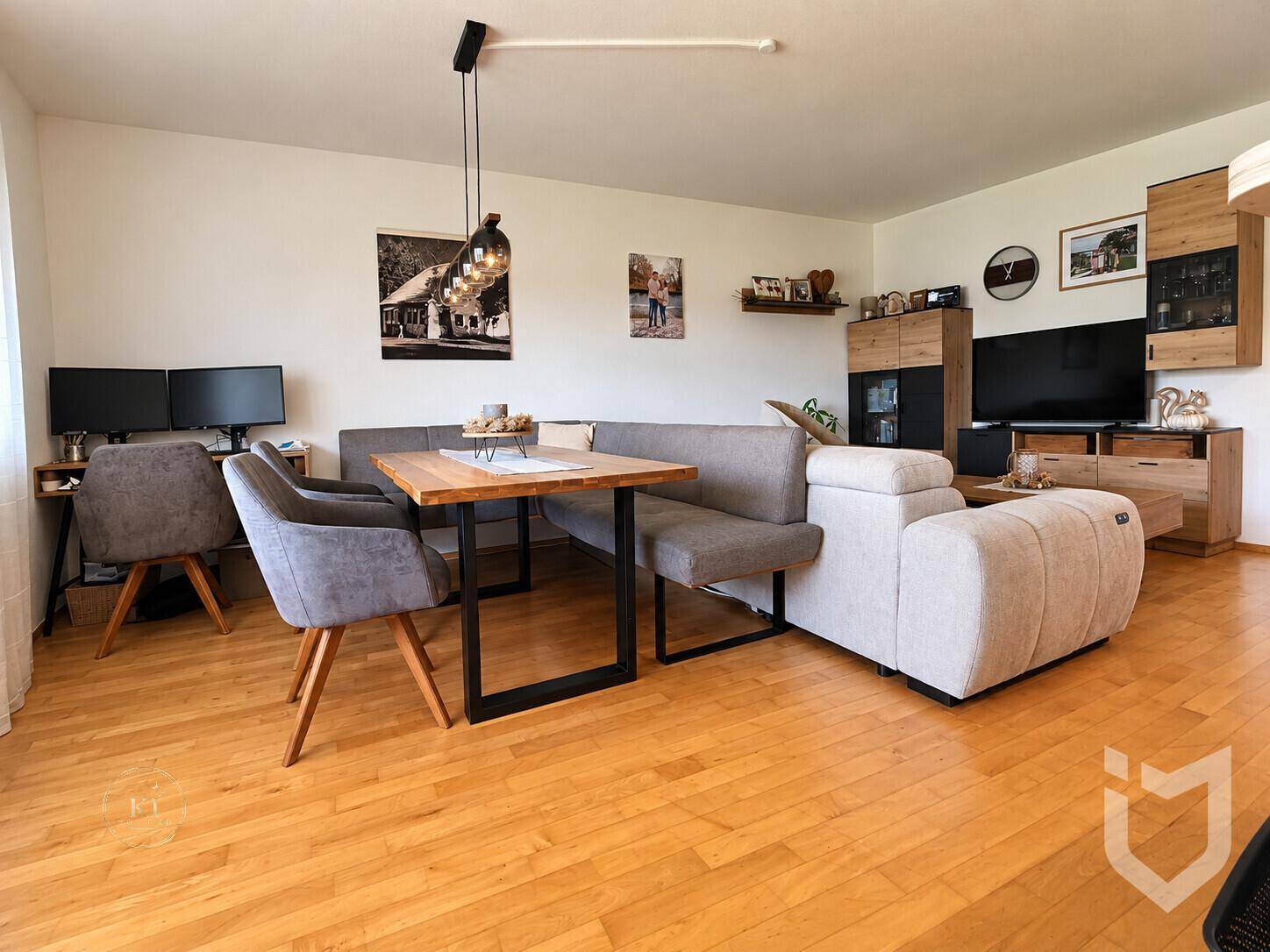 Wohn- und Esszimmer IST-Zustand