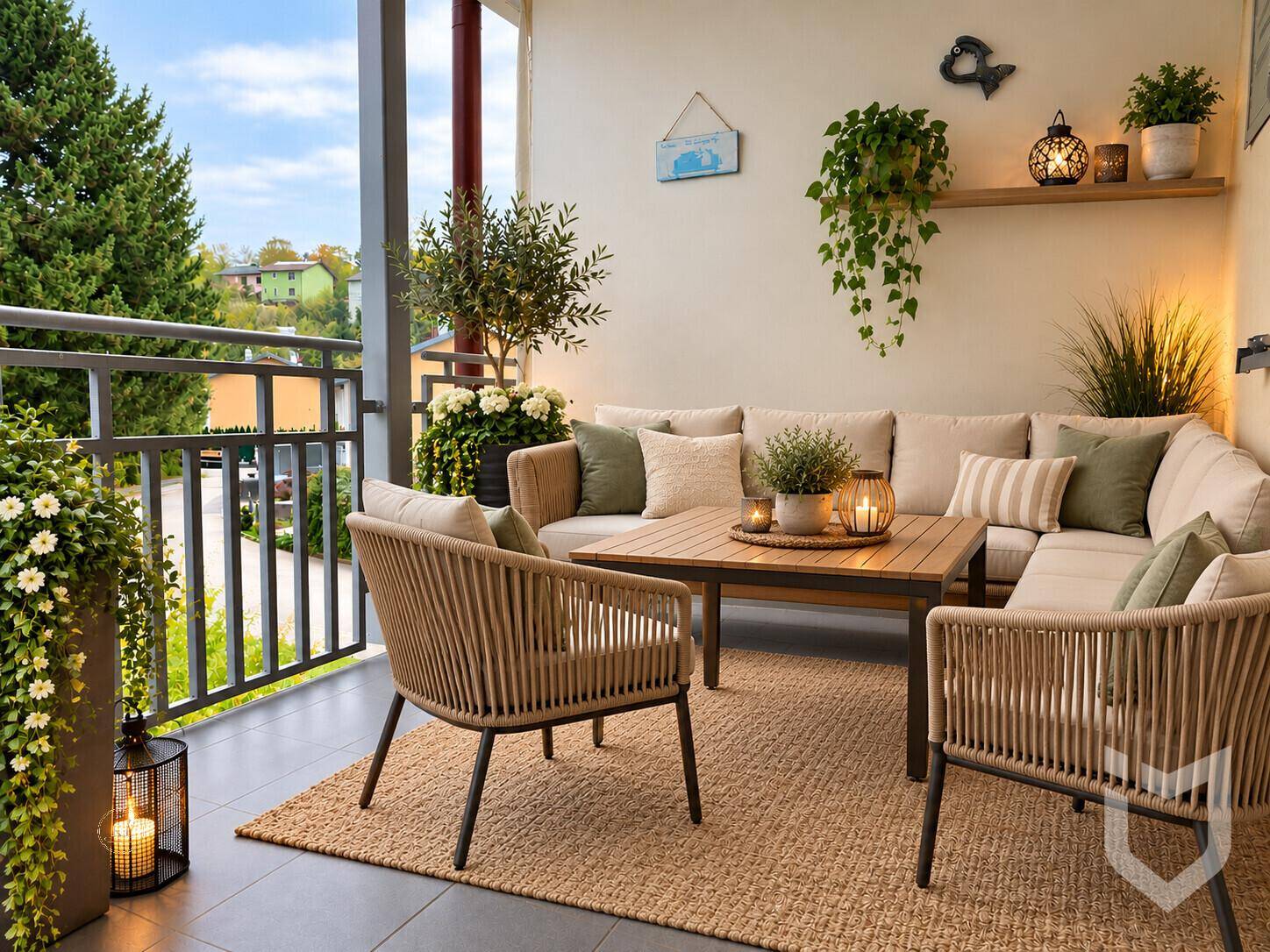 Loggia Einrichtungsidee