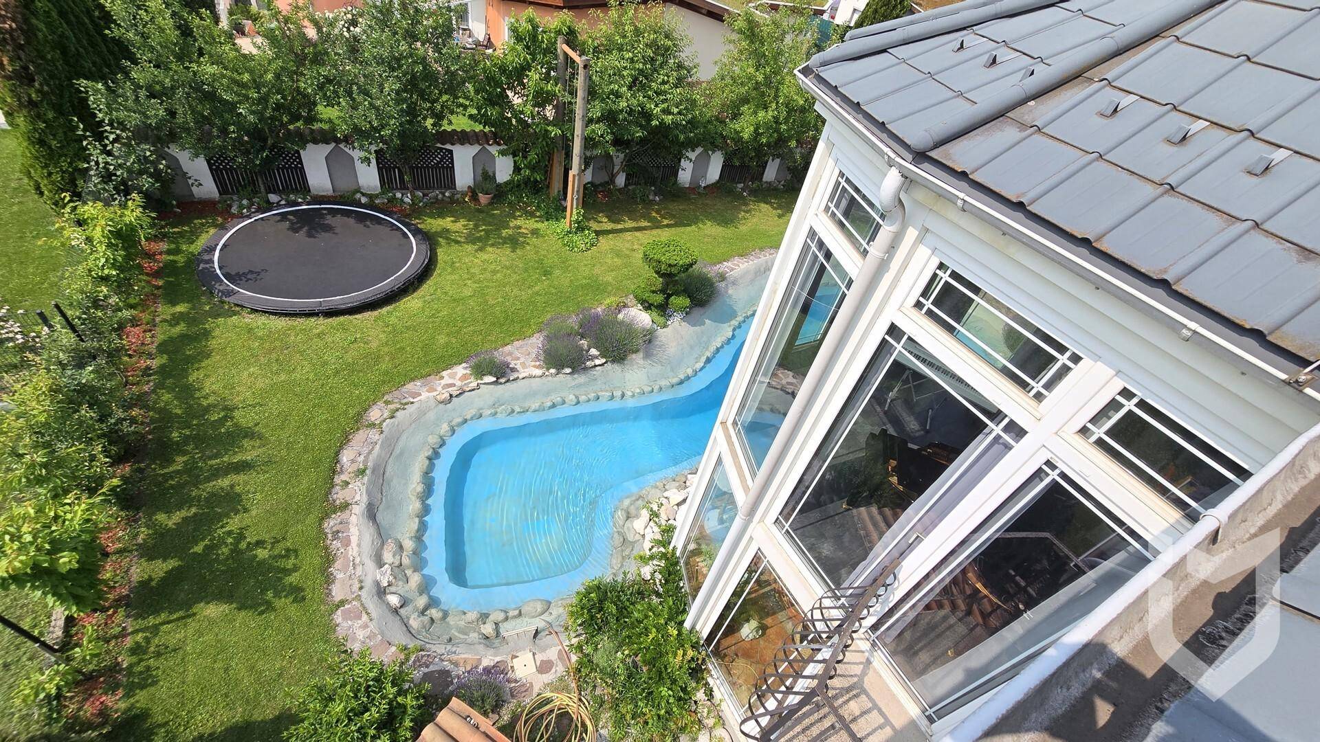 Blick von der Dachterrasse