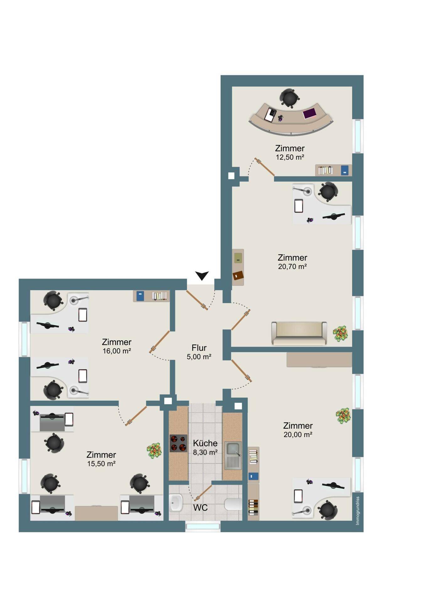 Grundrissplan