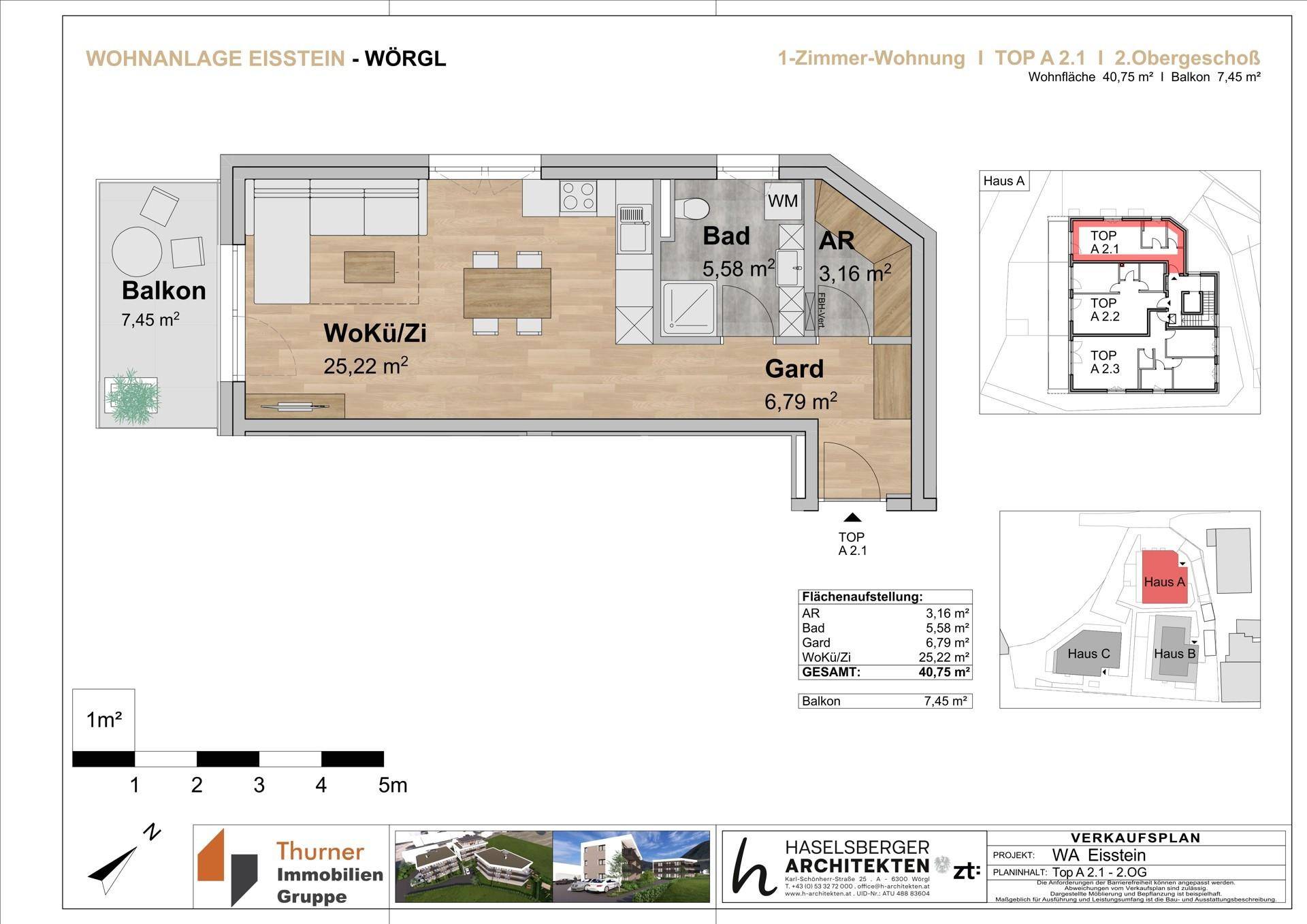 Grundriss A 2.1 - 2. Obergeschoss