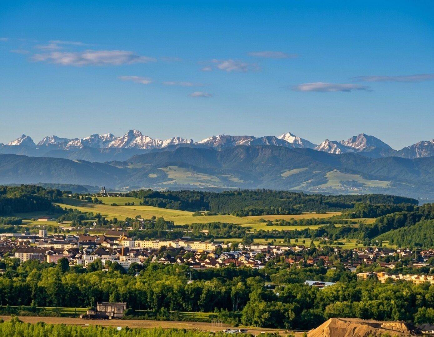 Baugrund | Panoramablick über Linz | Gesamt 1.525 m² oder geteilt ab € 179.500 | Sackgassenlage | Steyregg, OÖ - Ansicht 5